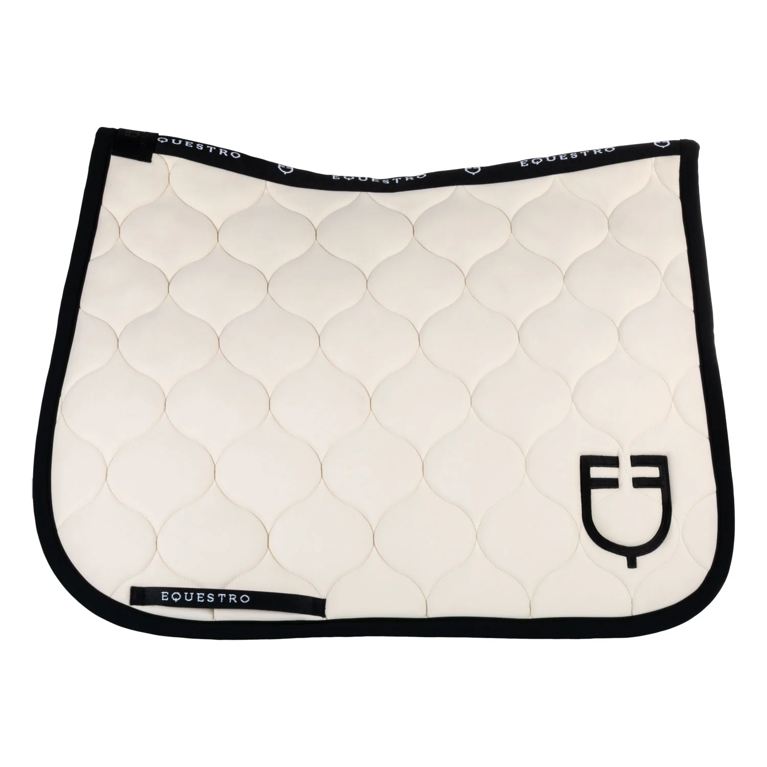 Equestro Dressage Saddle Pad With Onion Quilting - Image 17