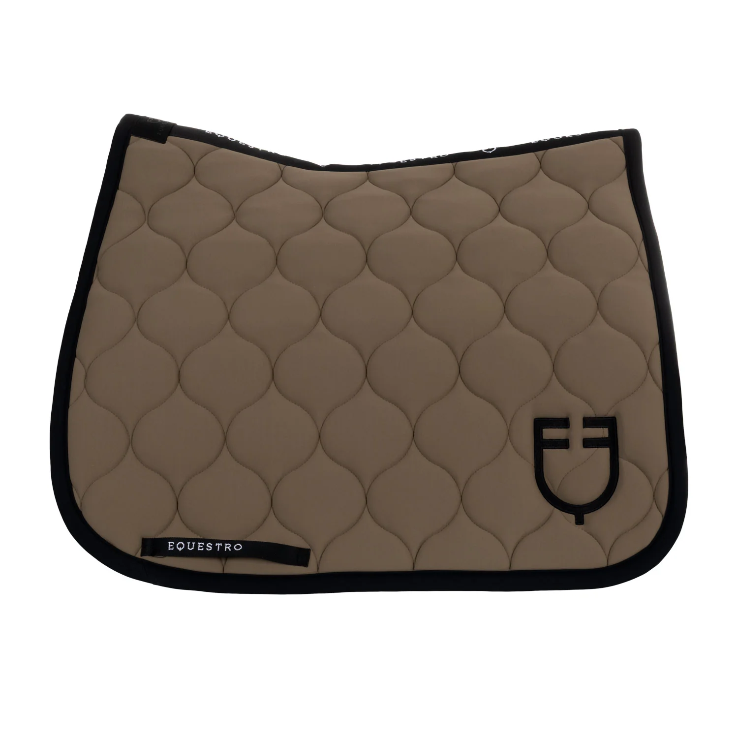 Equestro Dressage Saddle Pad With Onion Quilting - Image 2