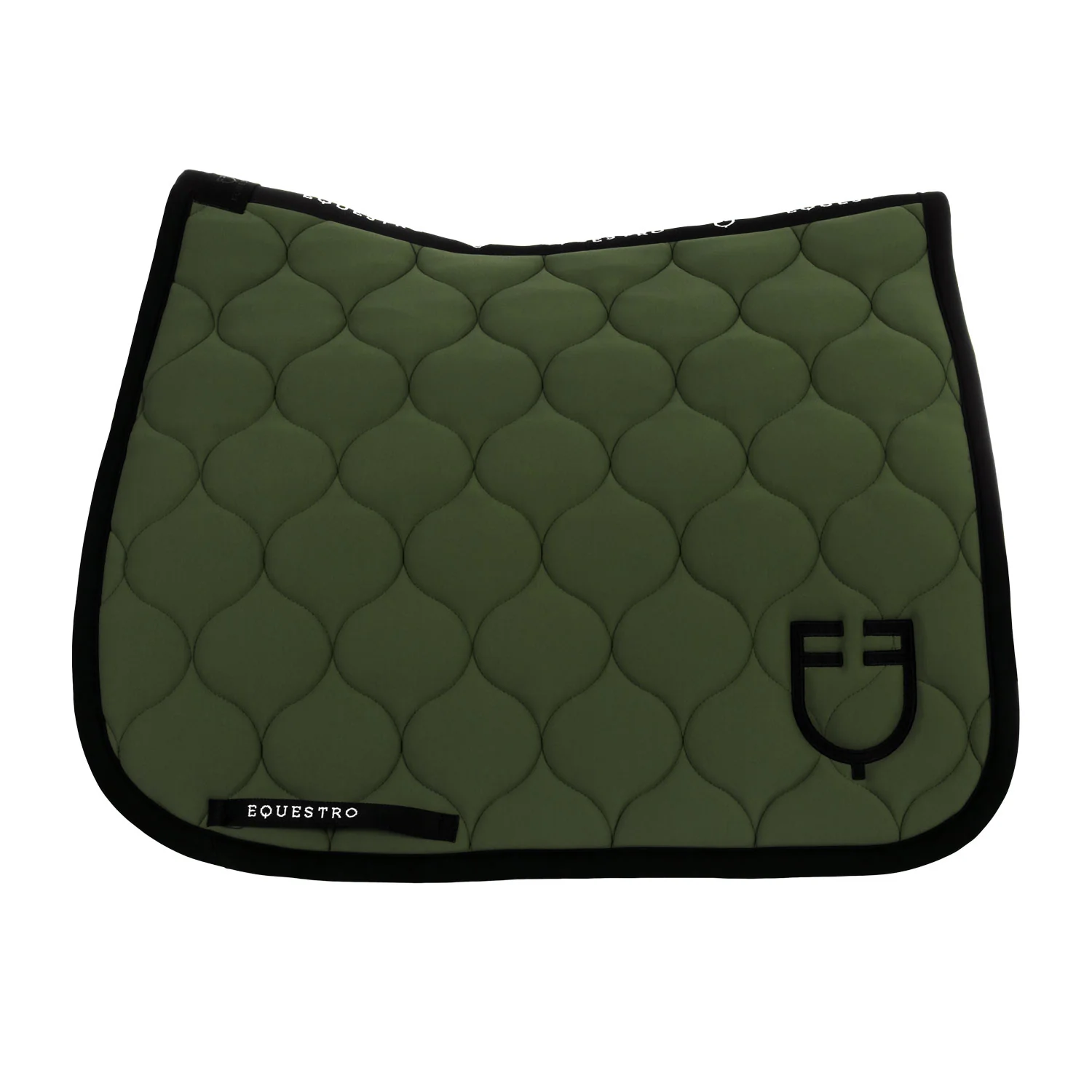 Equestro Dressage Saddle Pad With Onion Quilting - Image 21