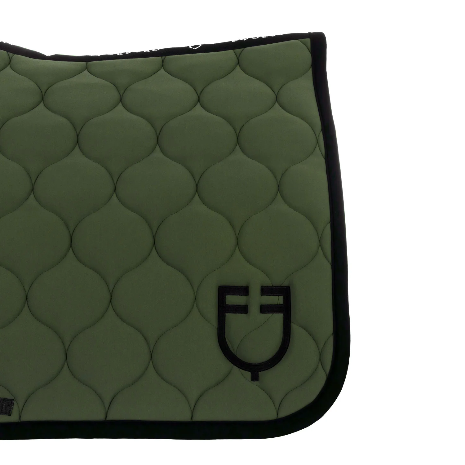 Equestro Dressage Saddle Pad With Onion Quilting - Image 24