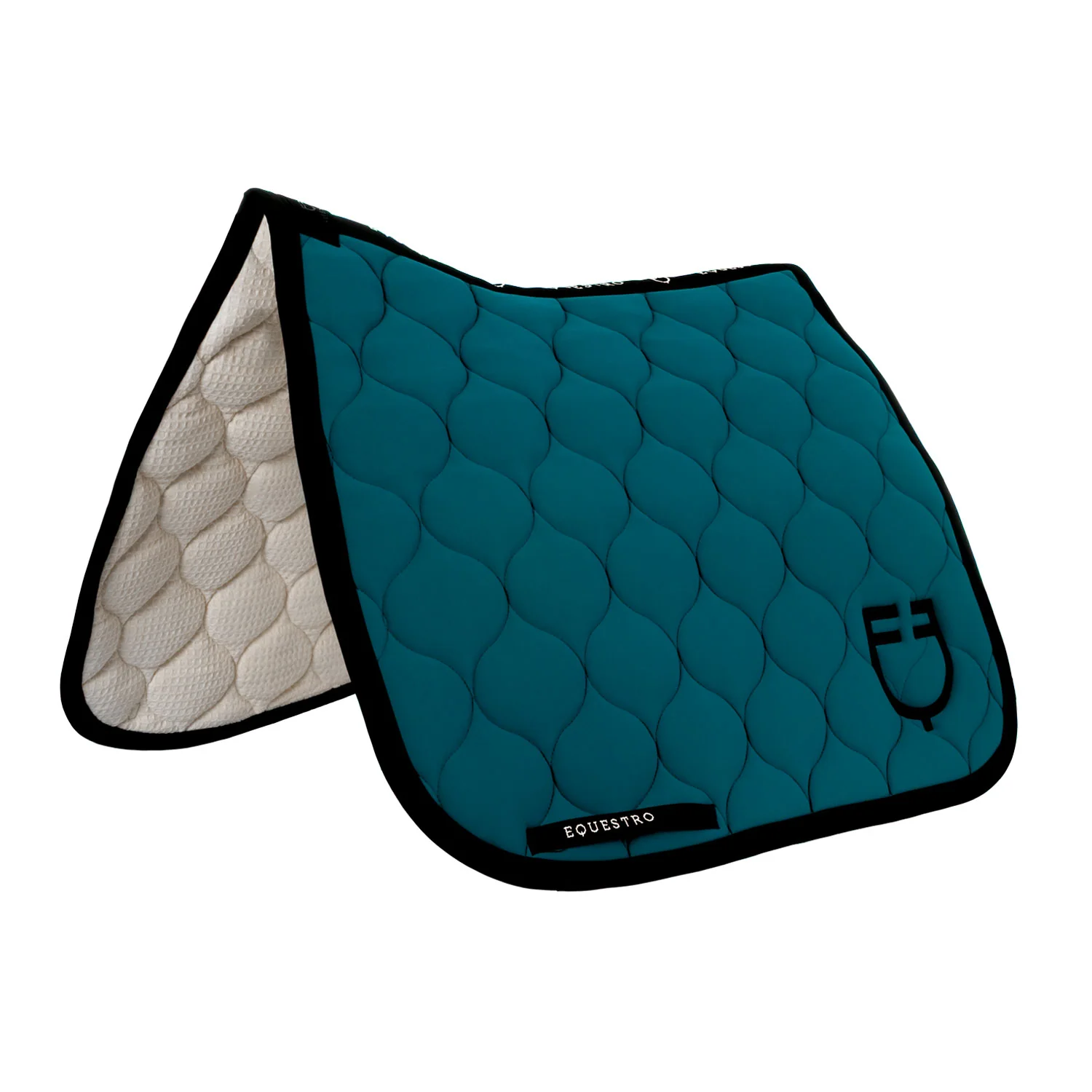 Equestro Dressage Saddle Pad With Onion Quilting - Image 25