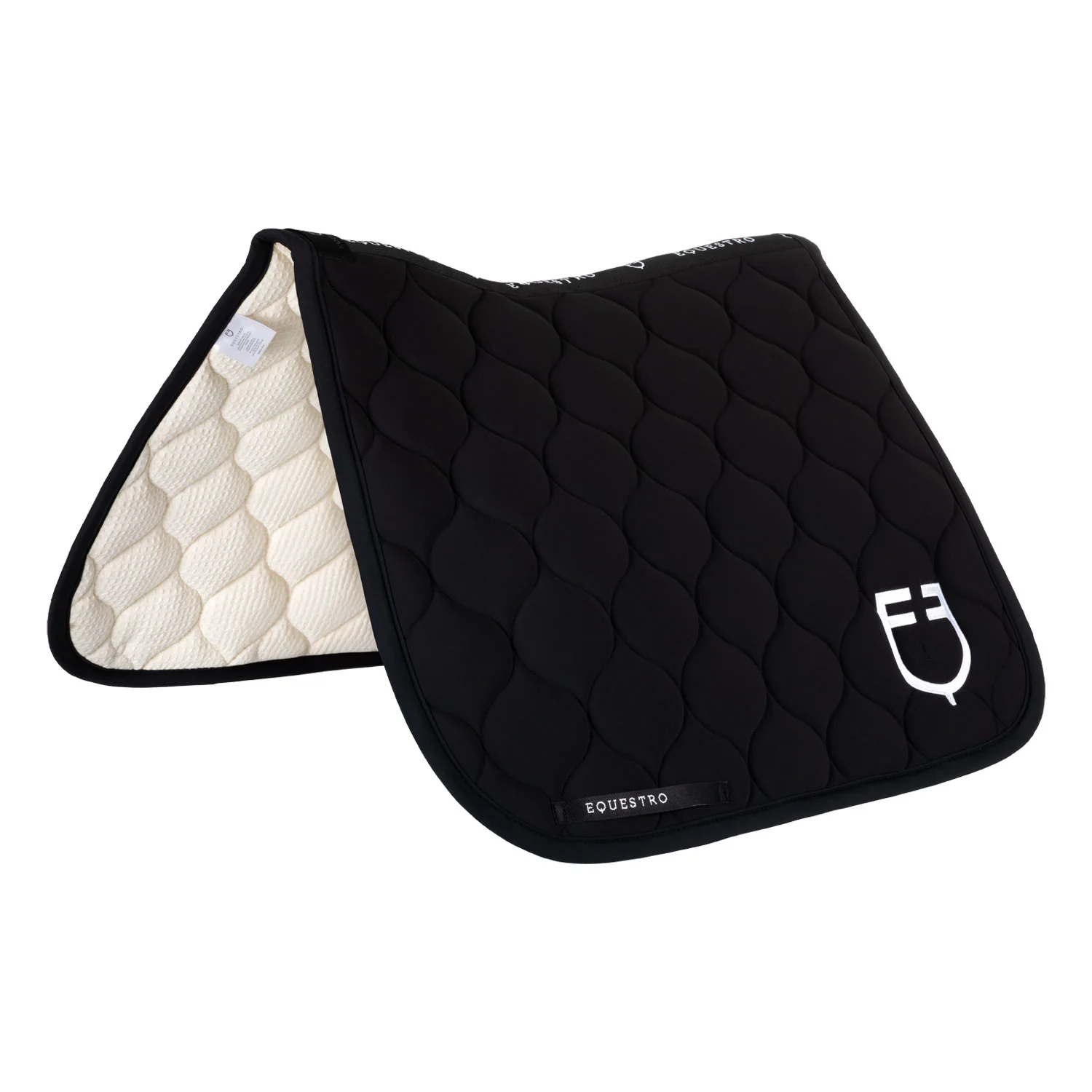 Equestro Dressage Saddle Pad With Onion Quilting - Image 30