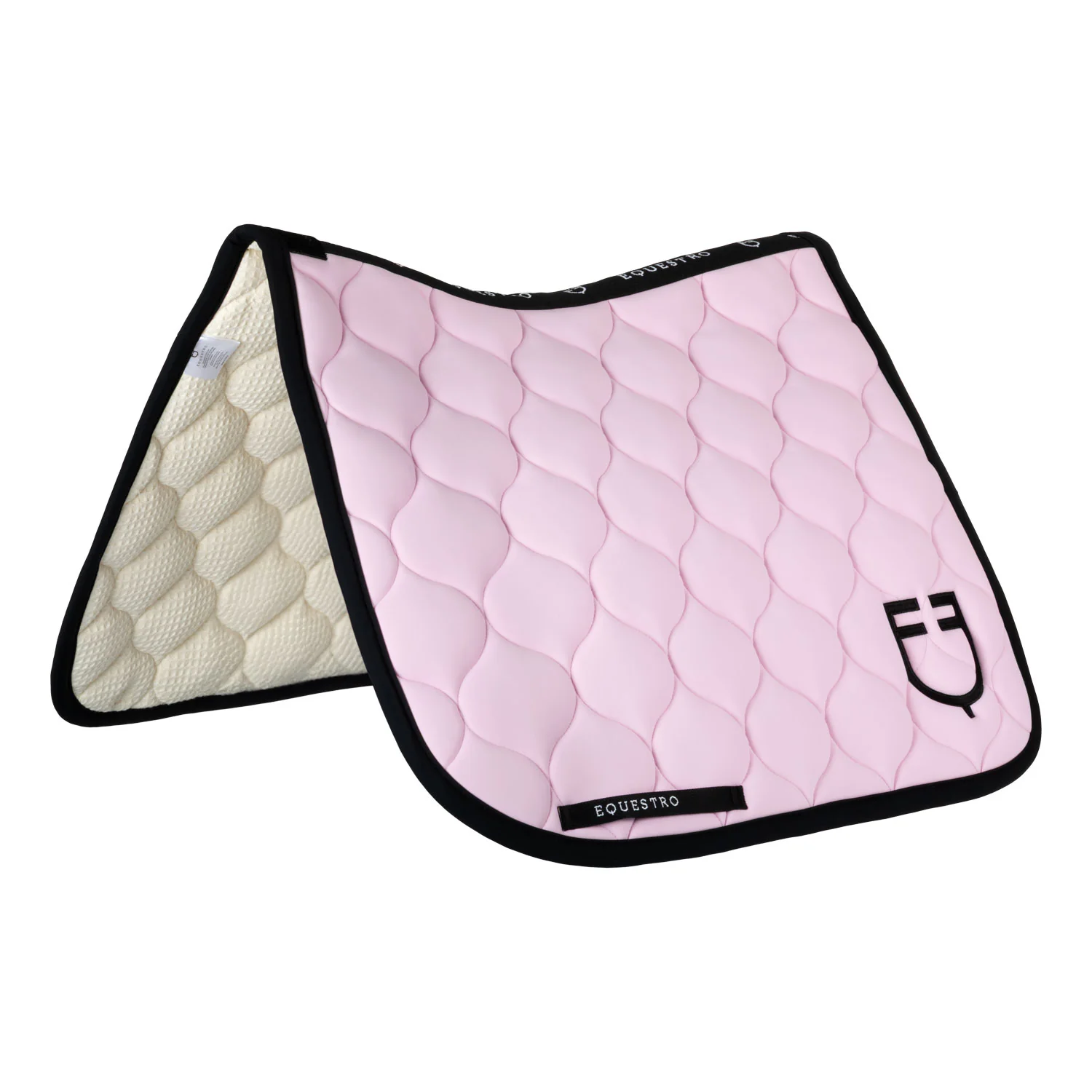 Equestro Dressage Saddle Pad With Onion Quilting - Image 6