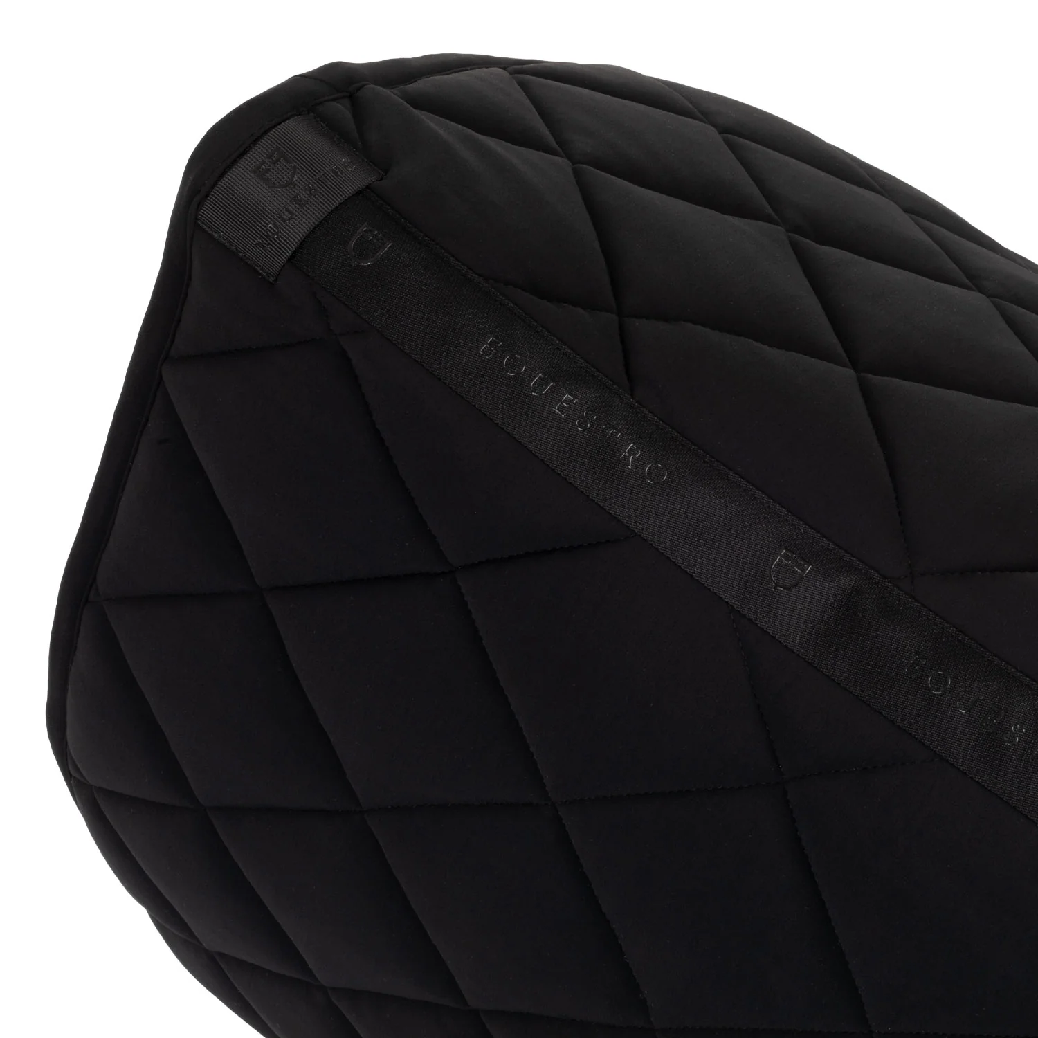 Equestro Dressage Saddle Pad With Rhinestone Logo - Image 3