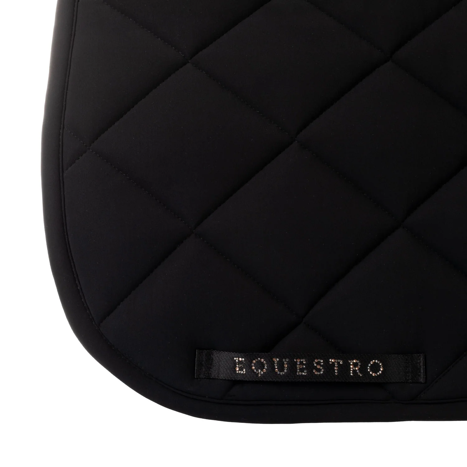 Equestro Dressage Saddle Pad With Rhinestone Logo - Image 4