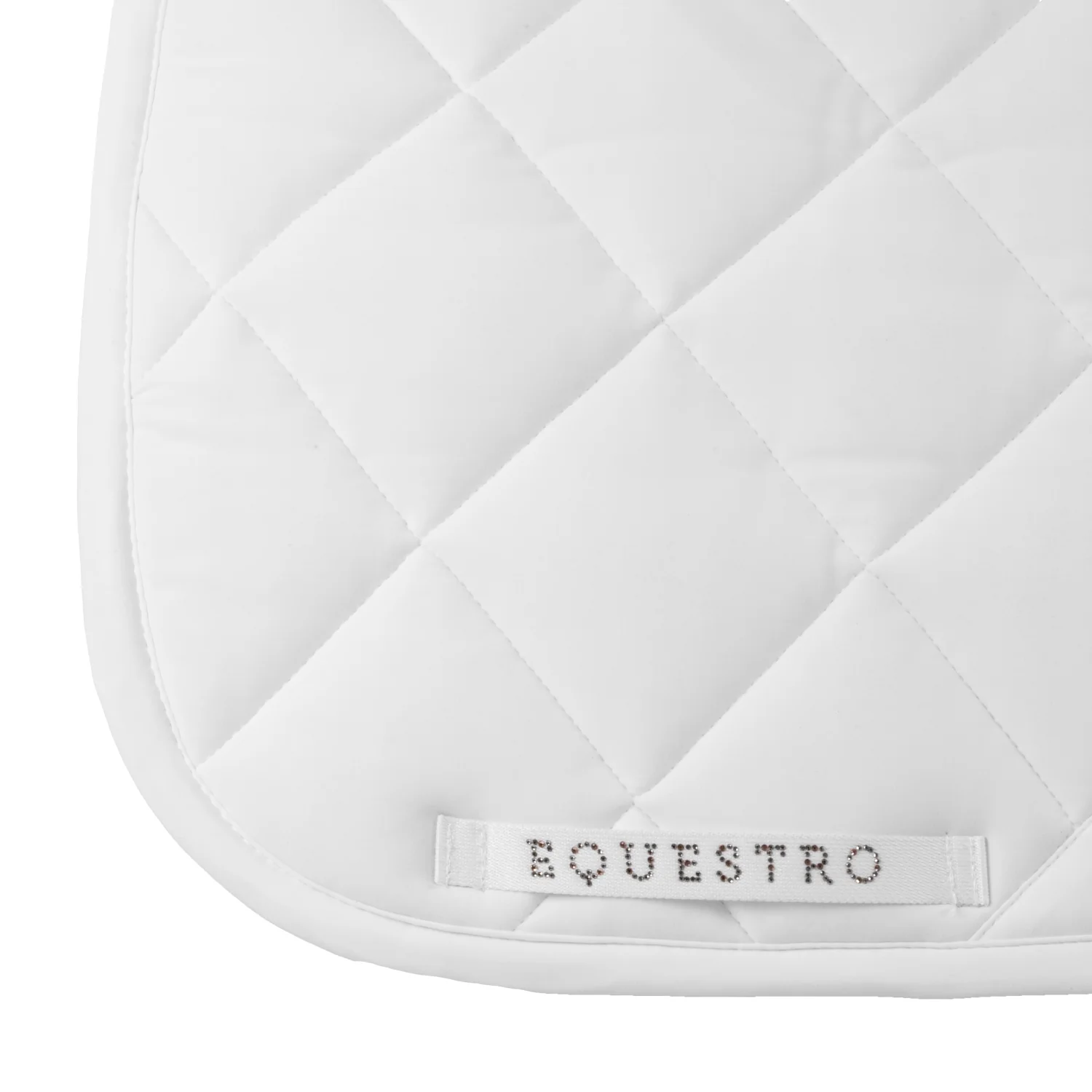 Equestro Dressage Saddle Pad With Rhinestone Logo - Image 9