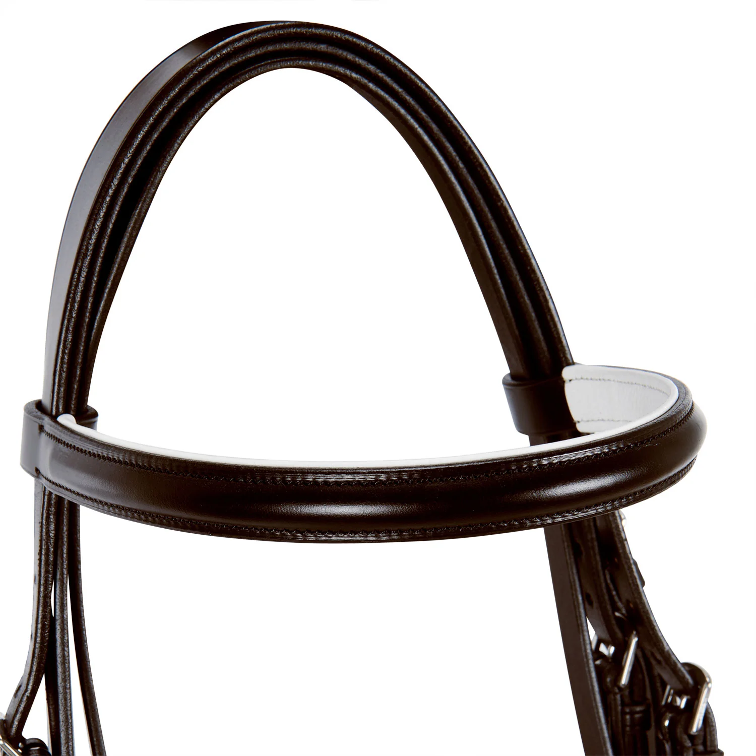 Equestro Dressage Smooth Leather Bridle - Image 15