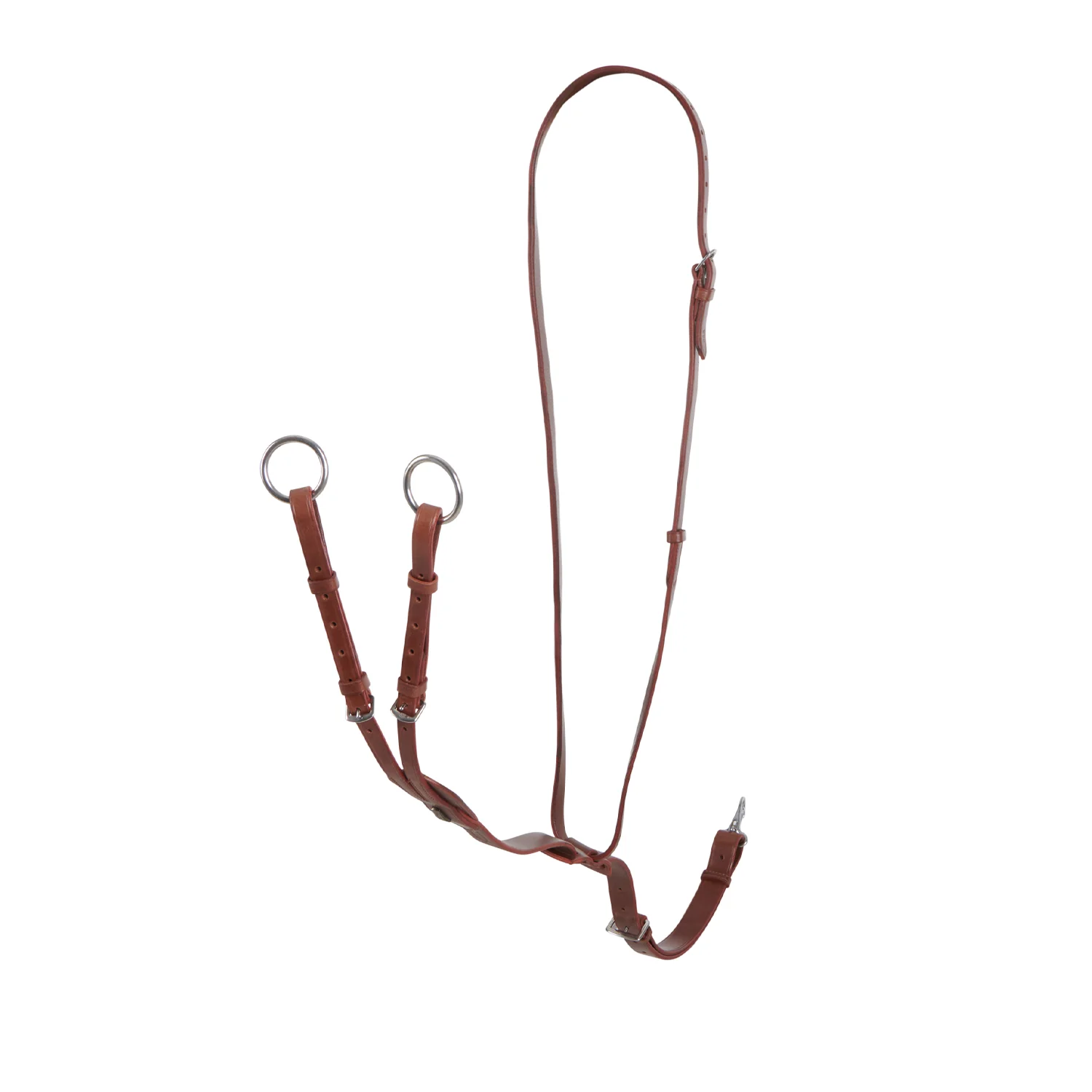 Equestro Durable Leather Collier Martingale - Image 7