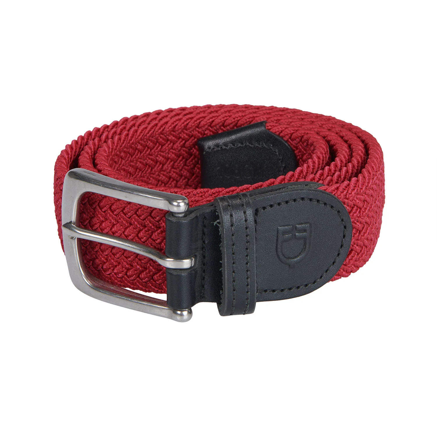 Equestro Elasticized Belt Crossed Pattern