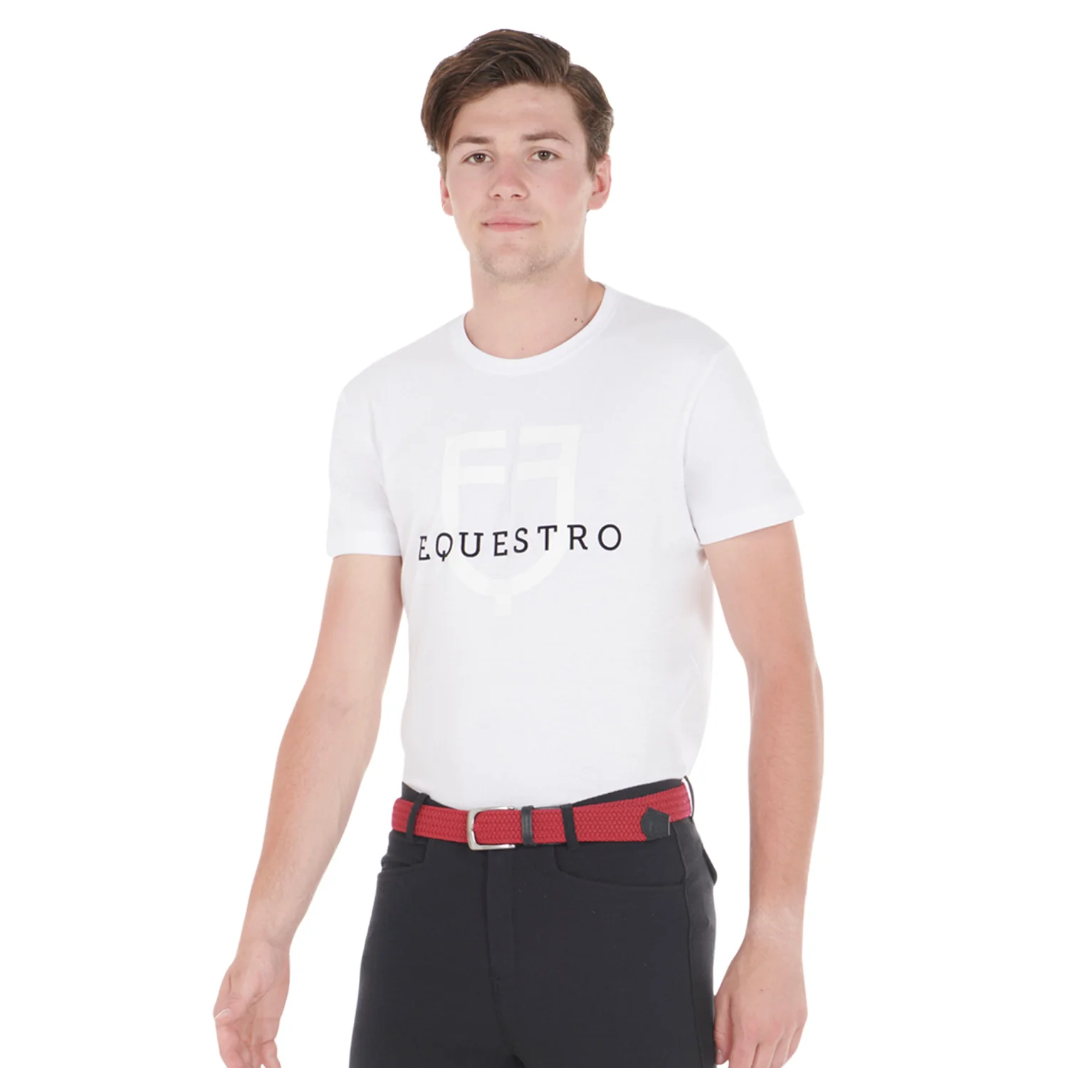 Equestro Elasticized Belt Crossed Pattern - Image 6