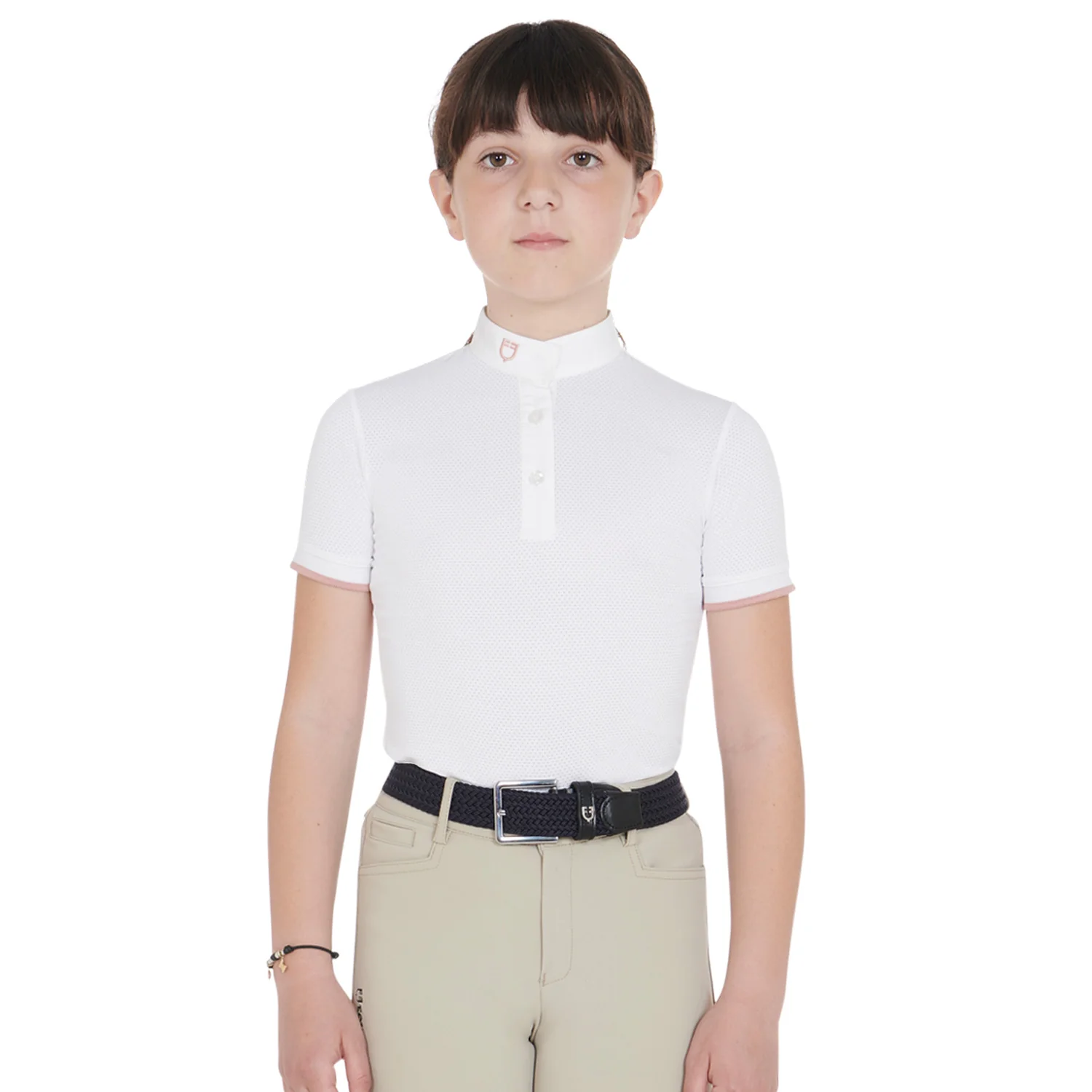 Equestro Elasticized Kids Belt Crossed Pattern - Image 11