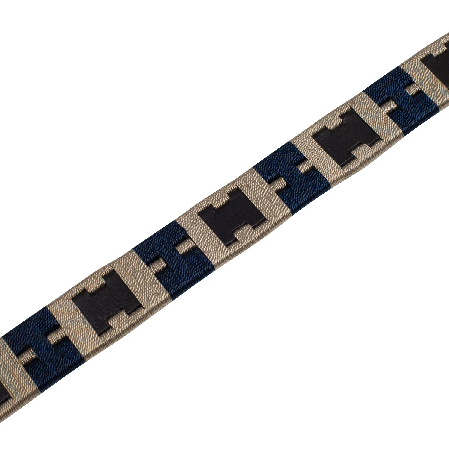 Equestro English Belt With Contrasting Embroidery - Image 3