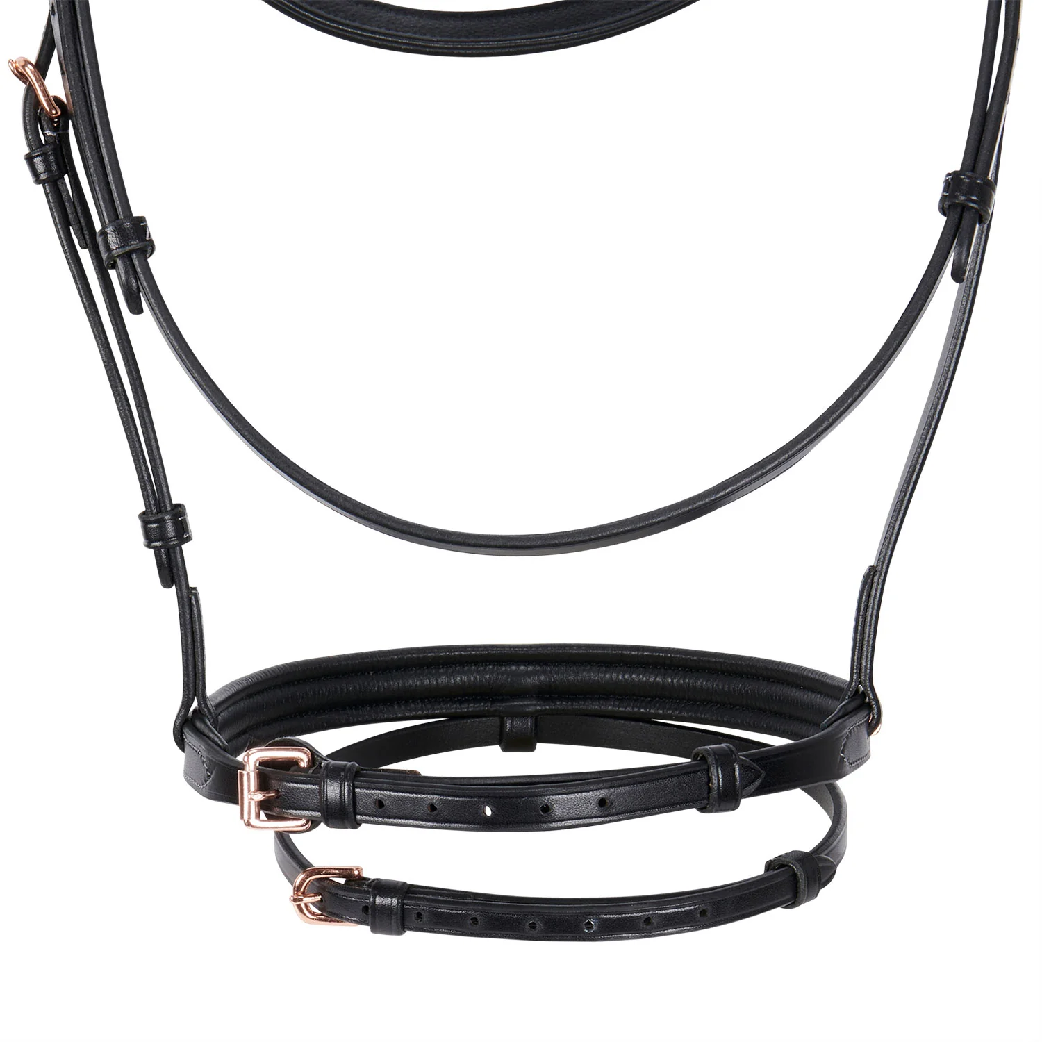 Equestro English Clincher Leather Bridle Colour Rose Gold - Image 7