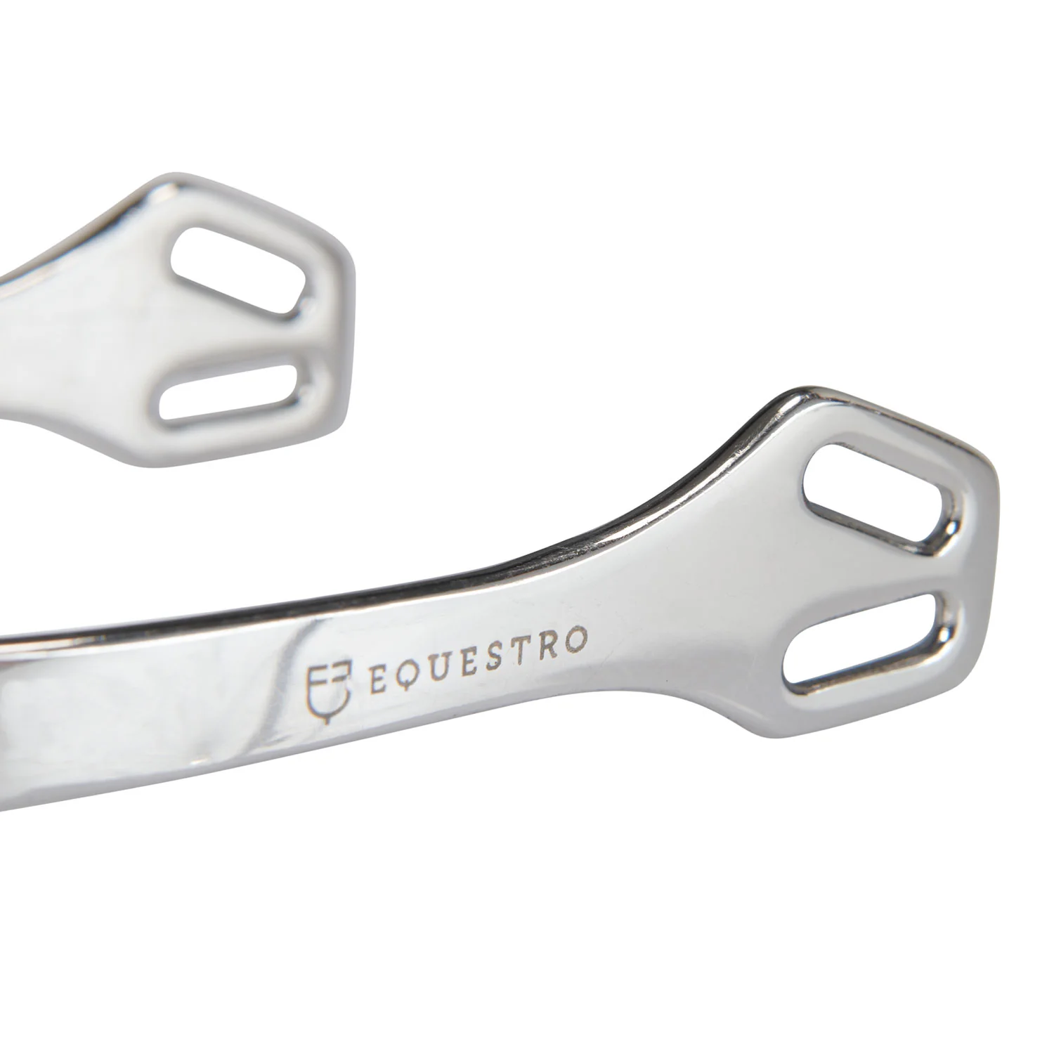 Equestro English Spurs With Horizontal Curved Rowel - Image 3