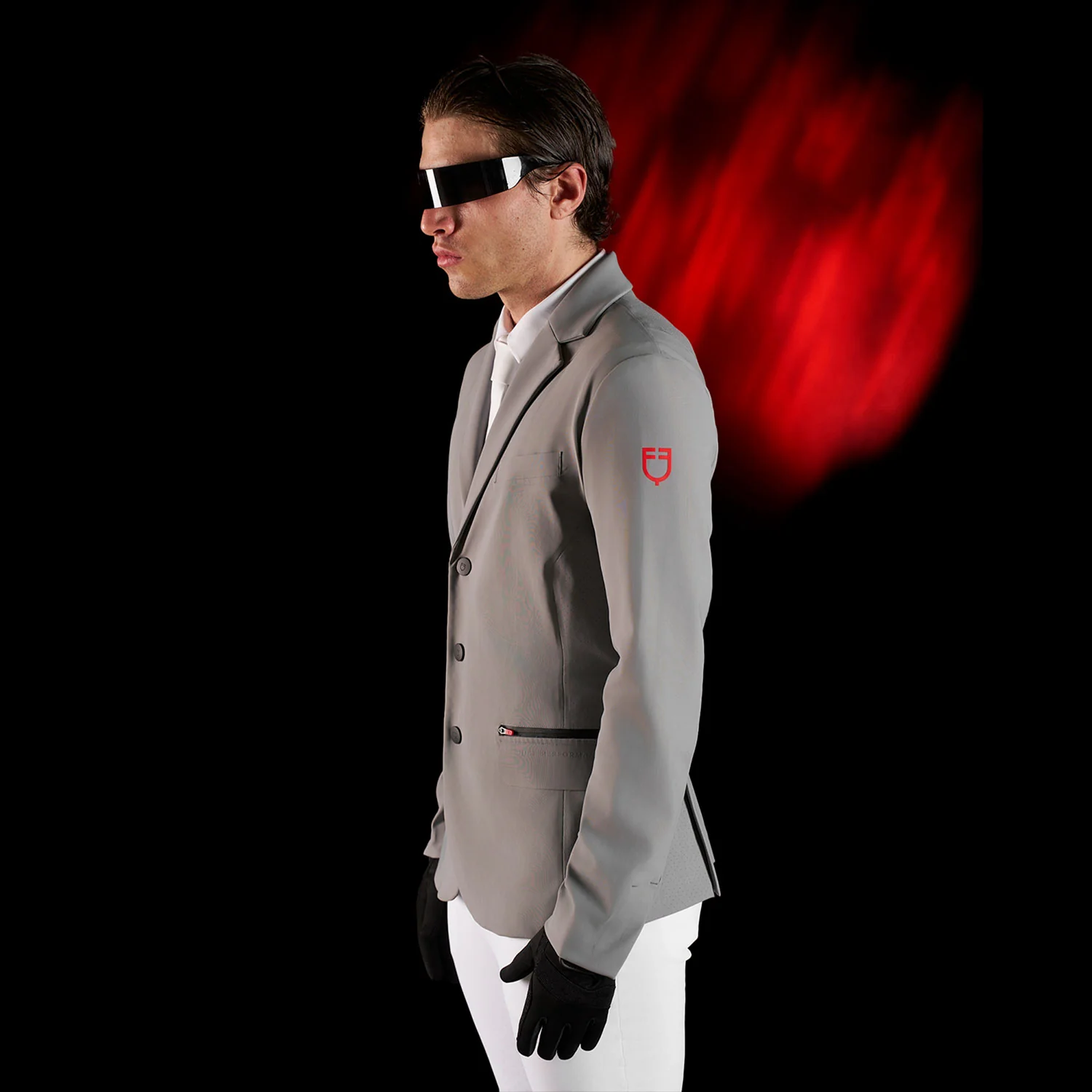 Equestro Equestro Ridertechnology Men's Competition Jacket Heat-Sealed Seams - Image 3