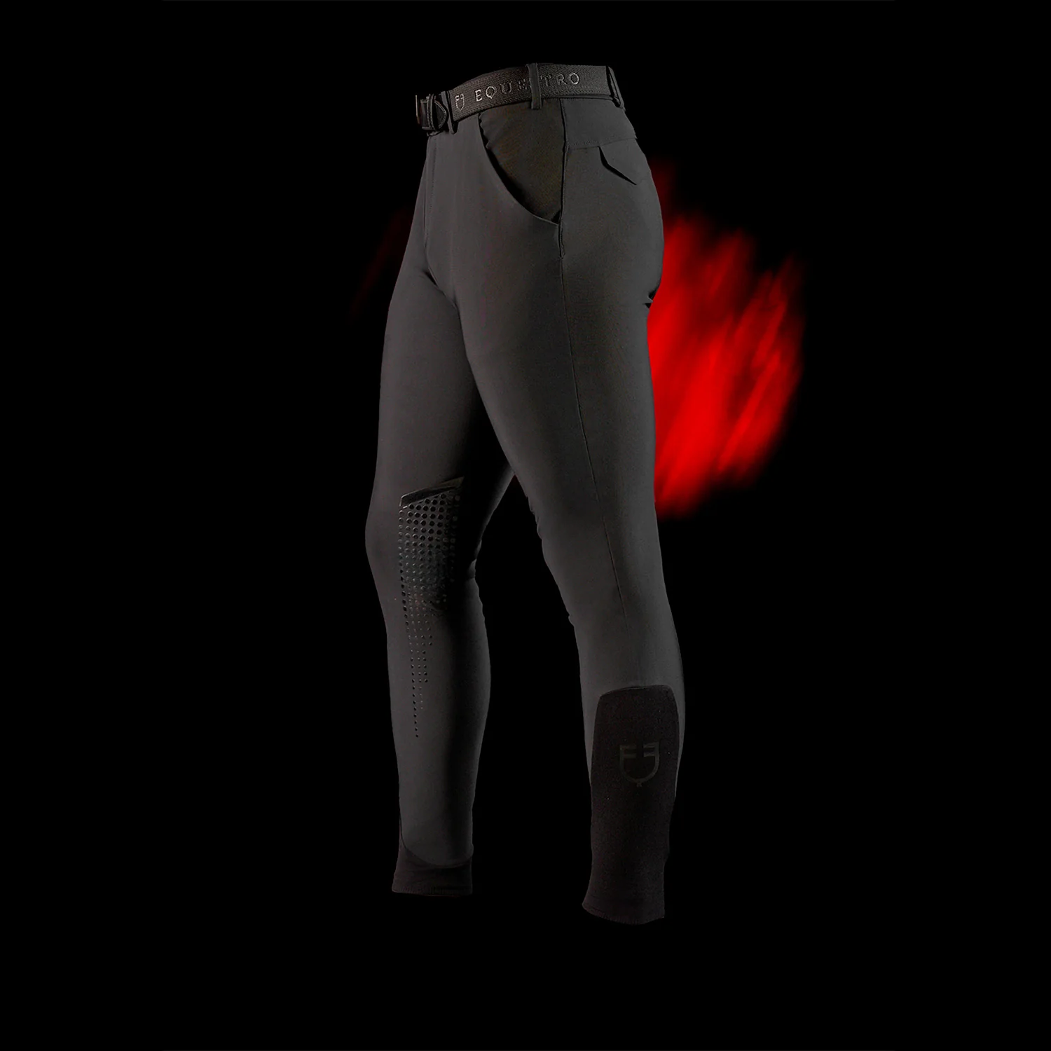Equestro Equestro Ridertechnology Men's Slim Fit Breeches Heat-Sealed Seams - Image 10