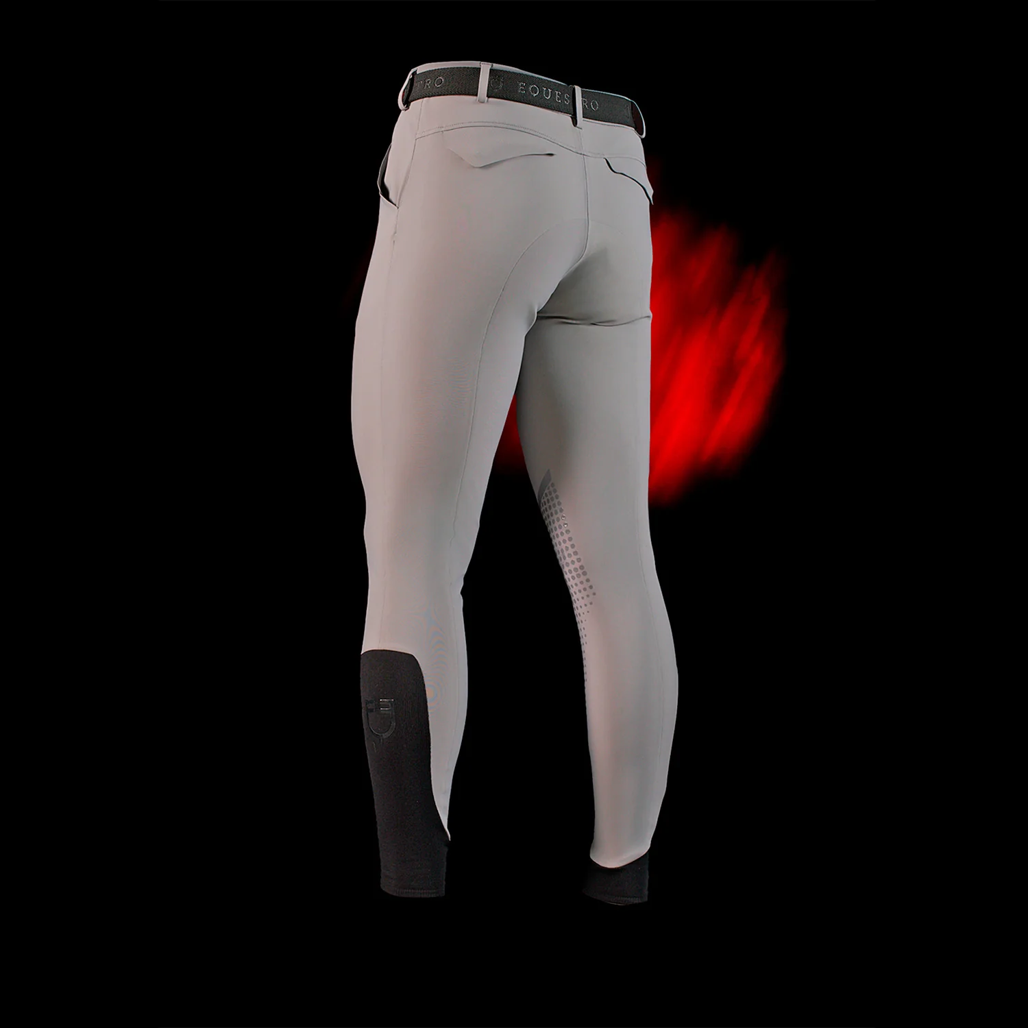 Equestro Equestro Ridertechnology Men's Slim Fit Breeches Heat-Sealed Seams - Image 2
