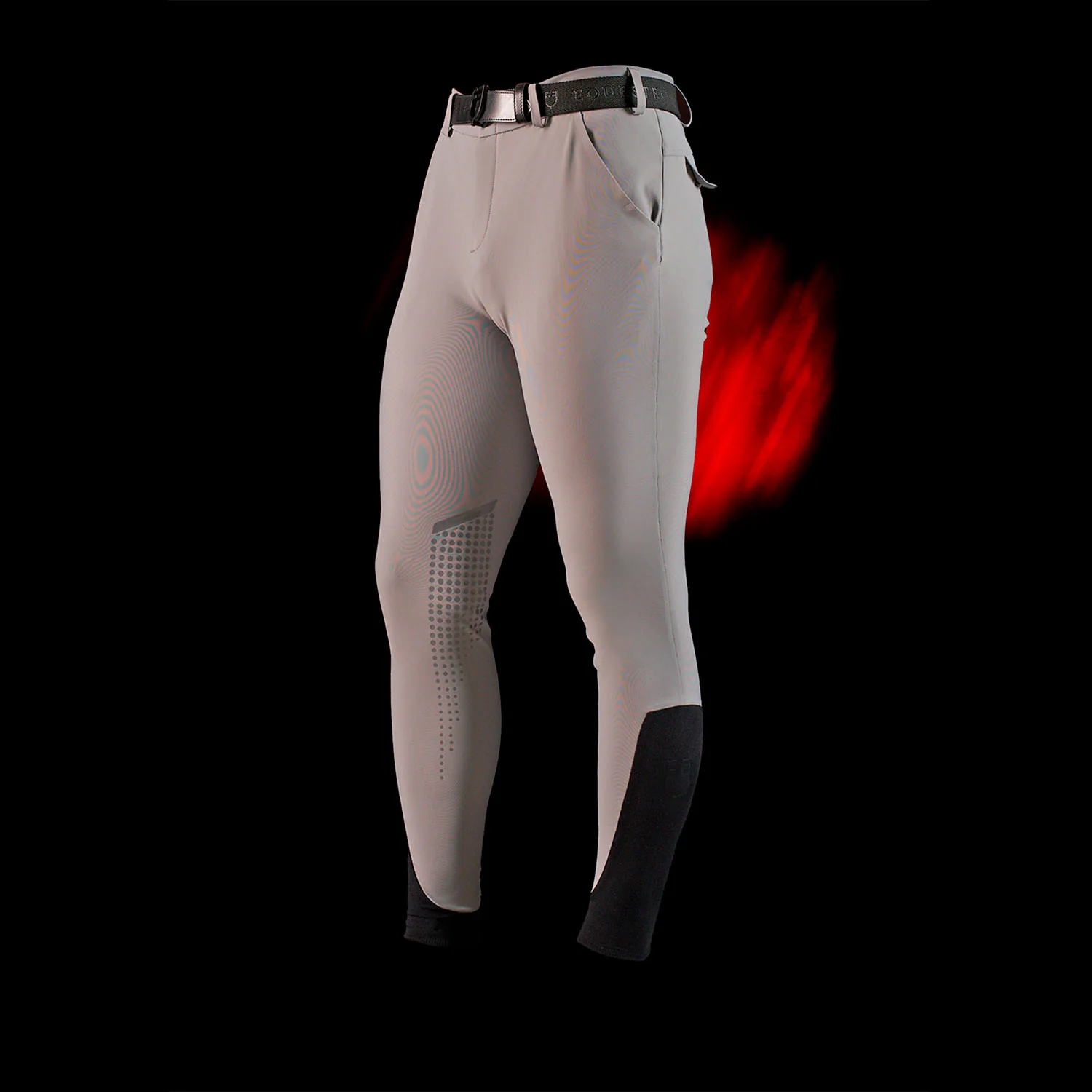 Equestro Equestro Ridertechnology Men's Slim Fit Breeches Heat-Sealed Seams - Image 4