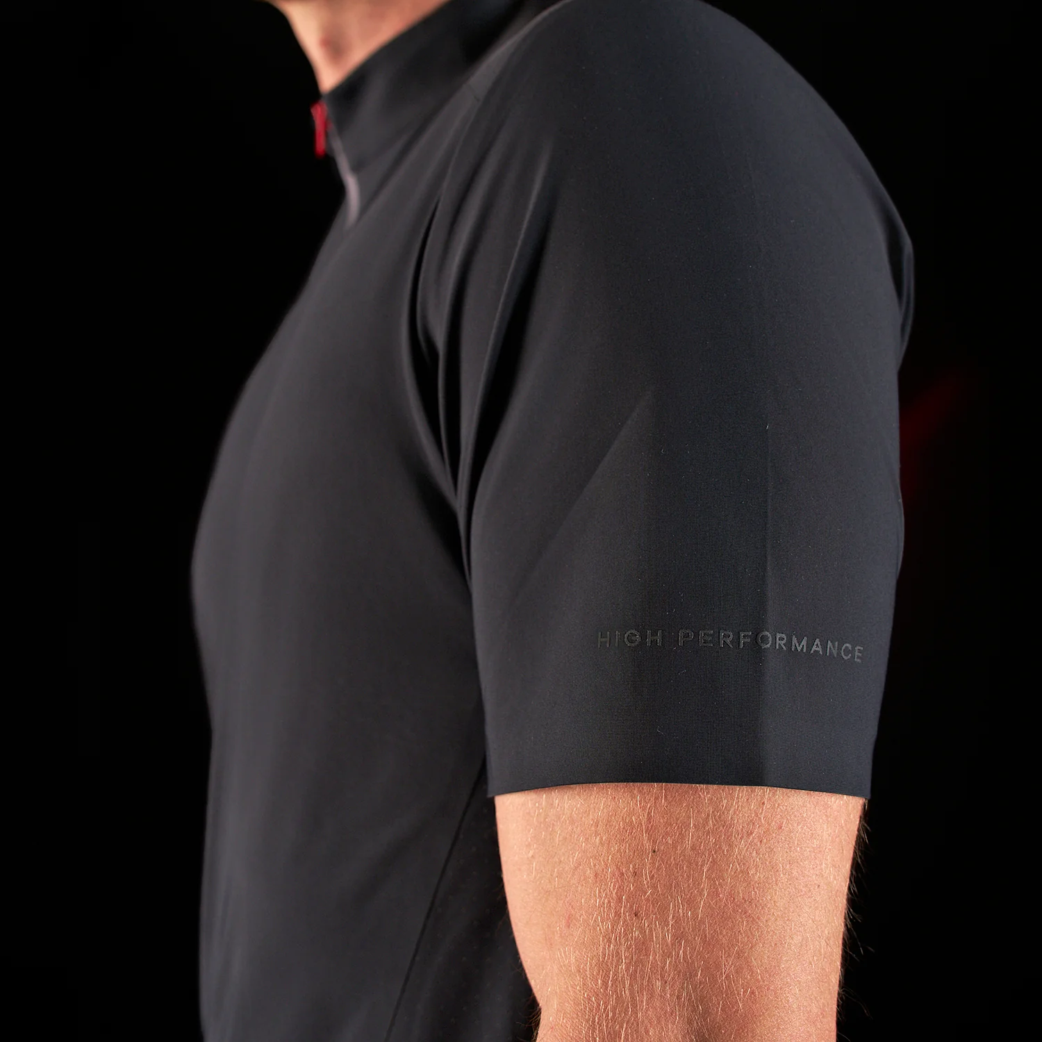 Equestro Equestro Ridertechnology Men's Training Polo Shirt Short Sleeves And Zip - Image 4