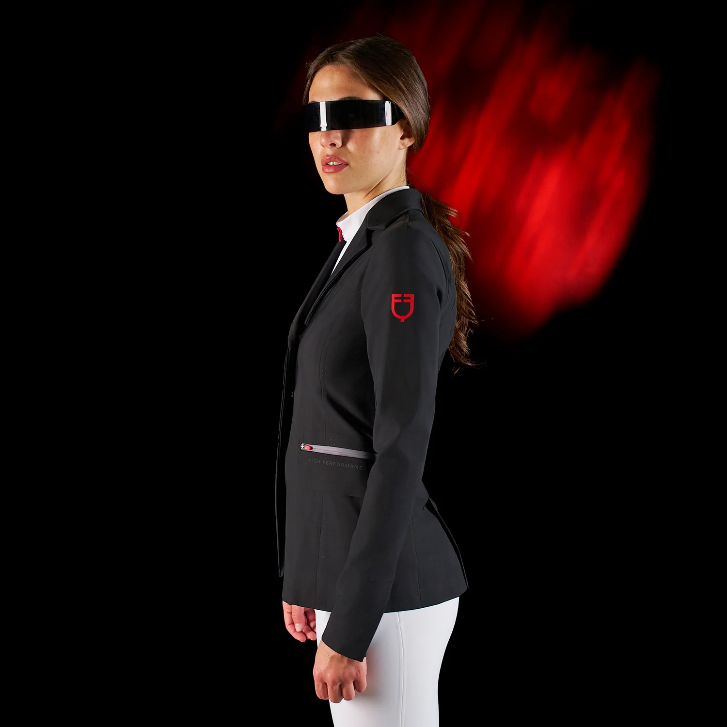 Equestro Equestro Ridertechnology Women's Competition Jacket Heat-Sealed Seams - Image 15