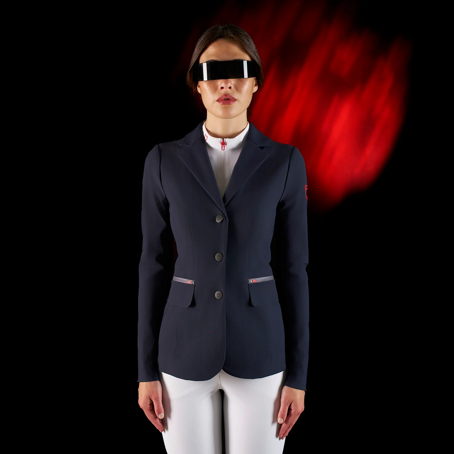 Equestro Equestro Ridertechnology Women's Competition Jacket Heat-Sealed Seams - Image 18