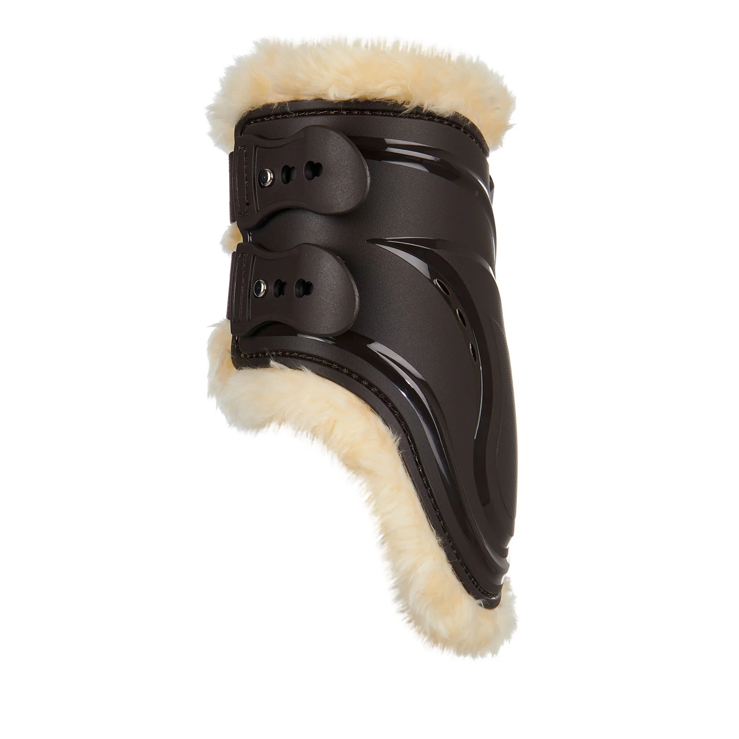 Equestro Fetlock Boots In Polyurethane With Synthetic Lambskin - Image 6