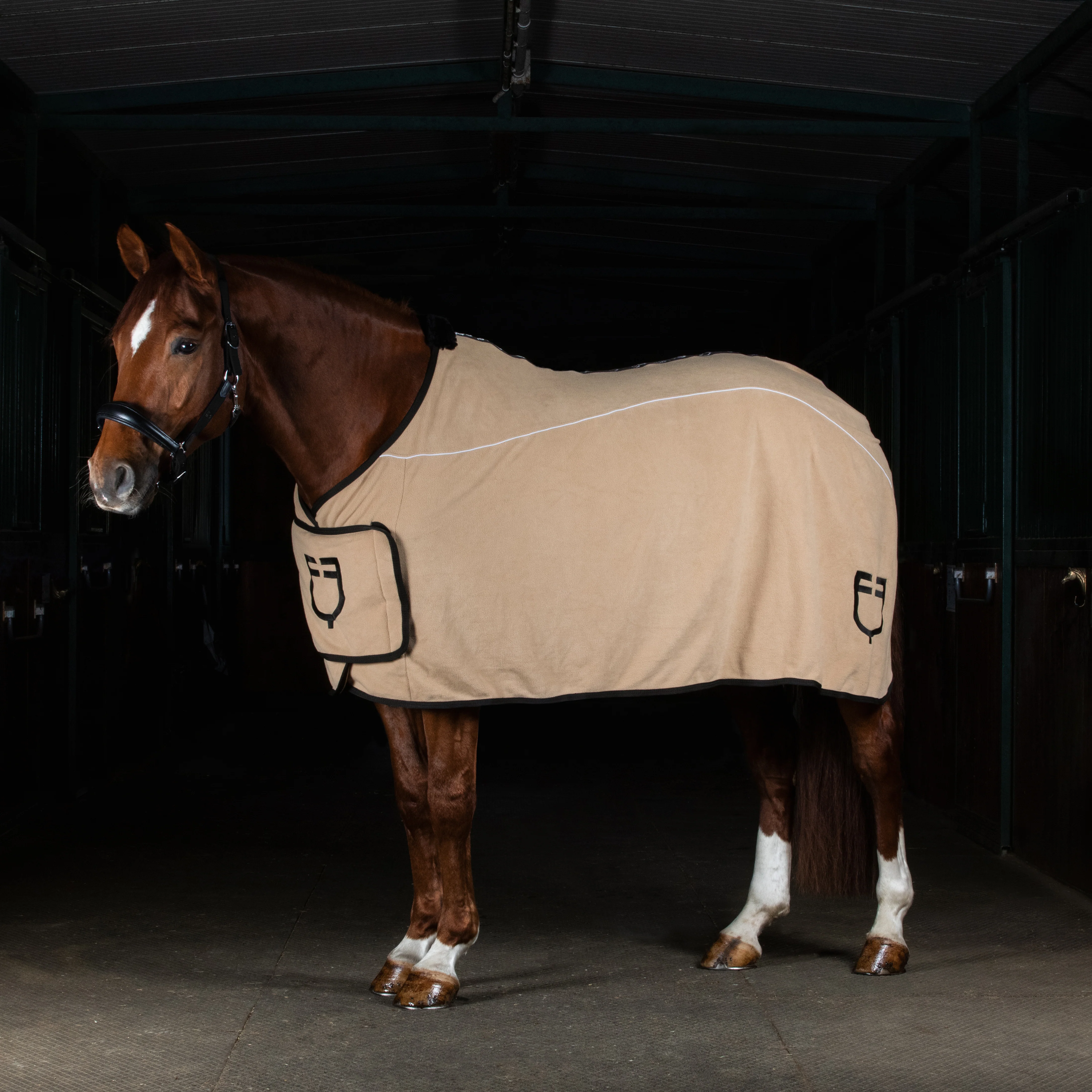 Equestro Fleece Rug With Flap Front Closure - Image 6