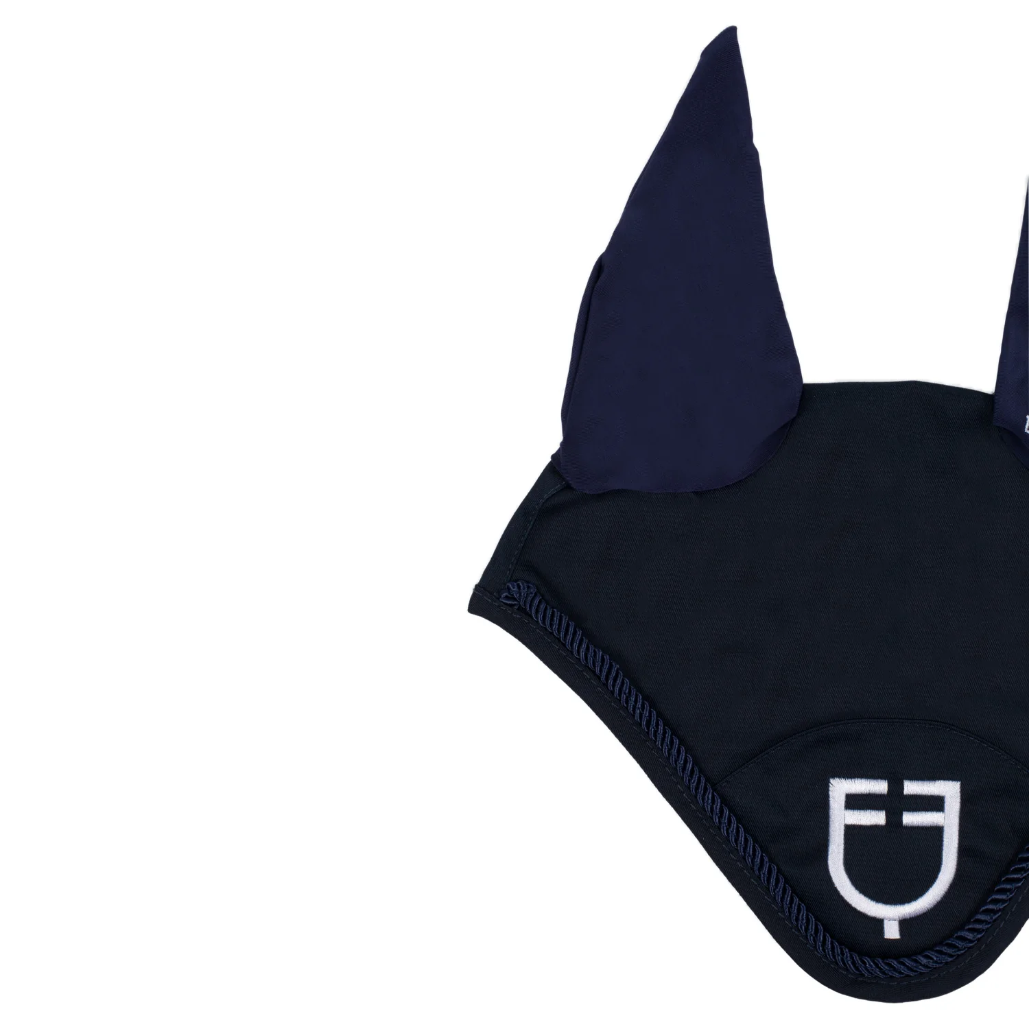 Equestro Fly Veil In Cotton With Central Logo - Image 14