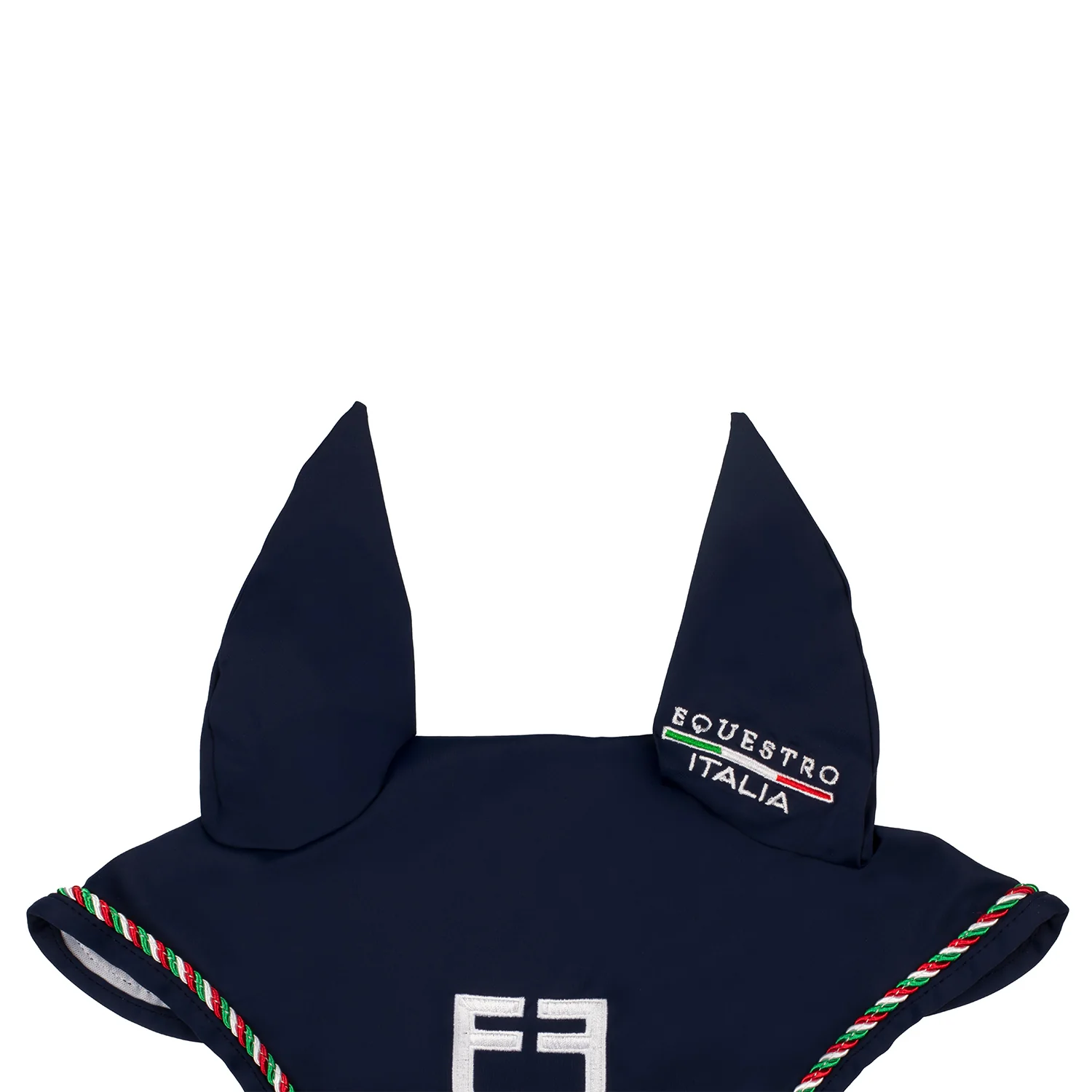 Equestro Fly Veil With Italian Flag Piping Equestro X Fise - Image 2