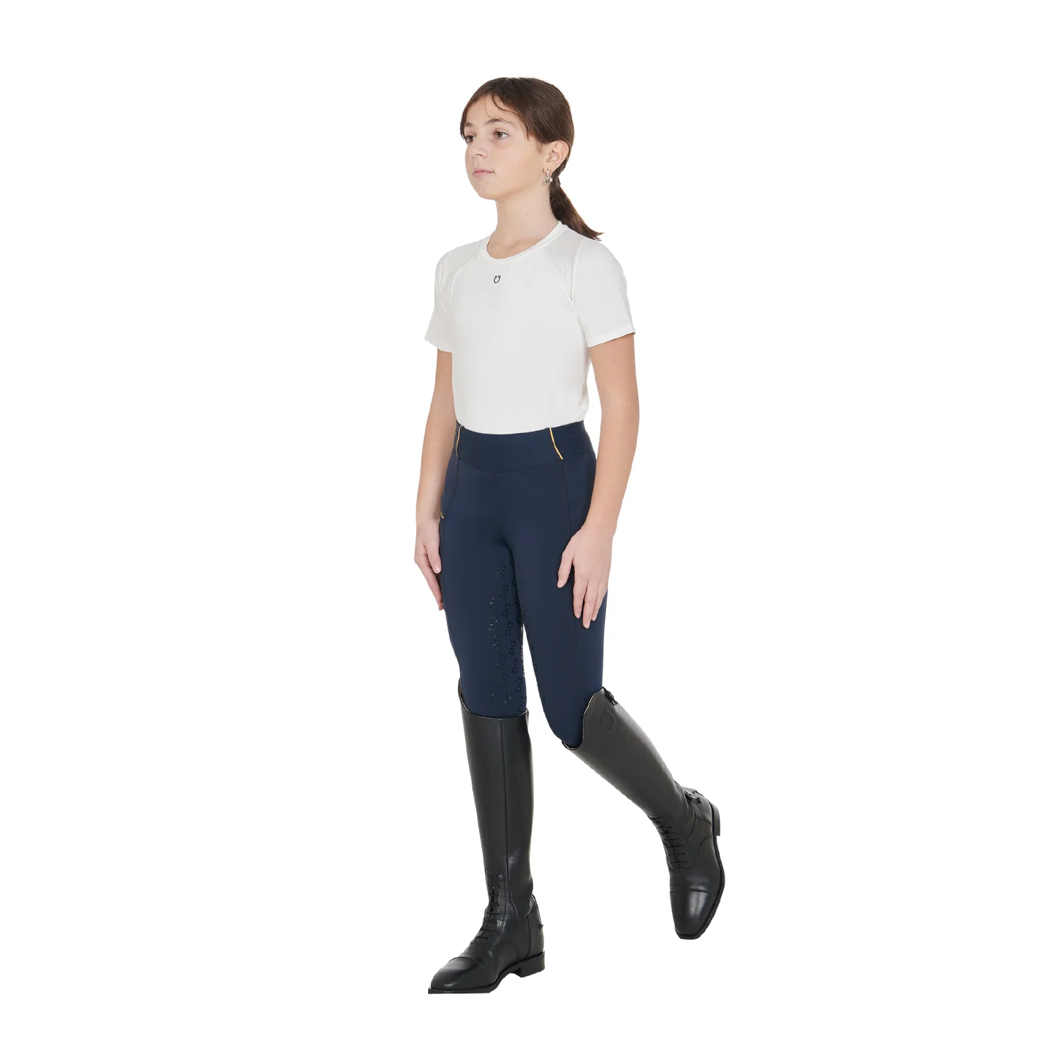 Equestro Girls' Fleece Lining Leggings - Image 12