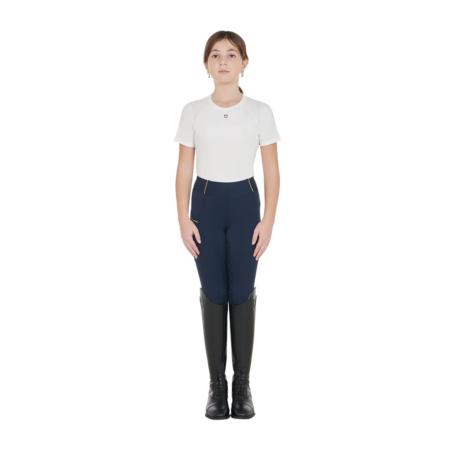 Equestro Girls' Fleece Lining Leggings - Image 13
