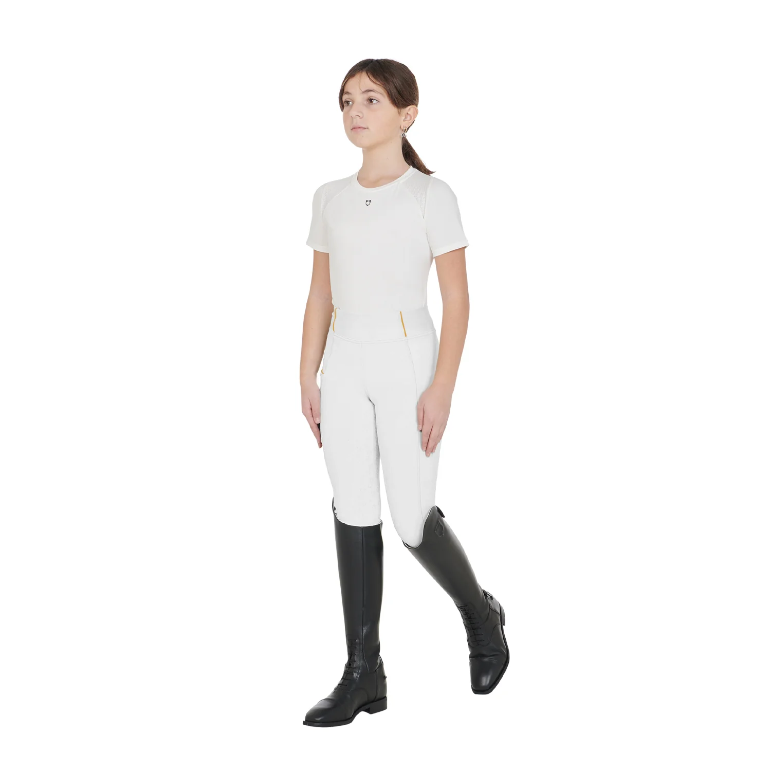Equestro Girls' Fleece Lining Leggings - Image 32