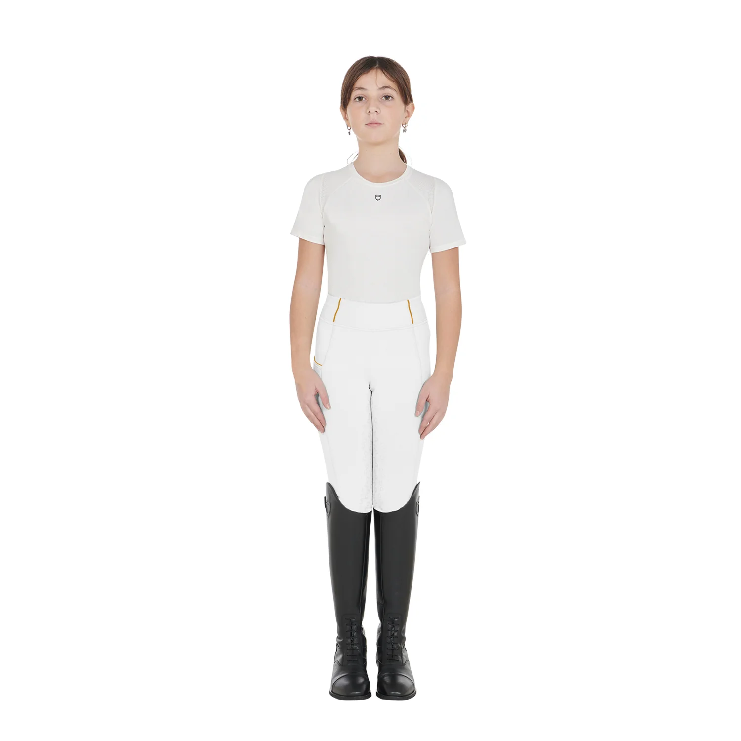 Equestro Girls' Fleece Lining Leggings - Image 33
