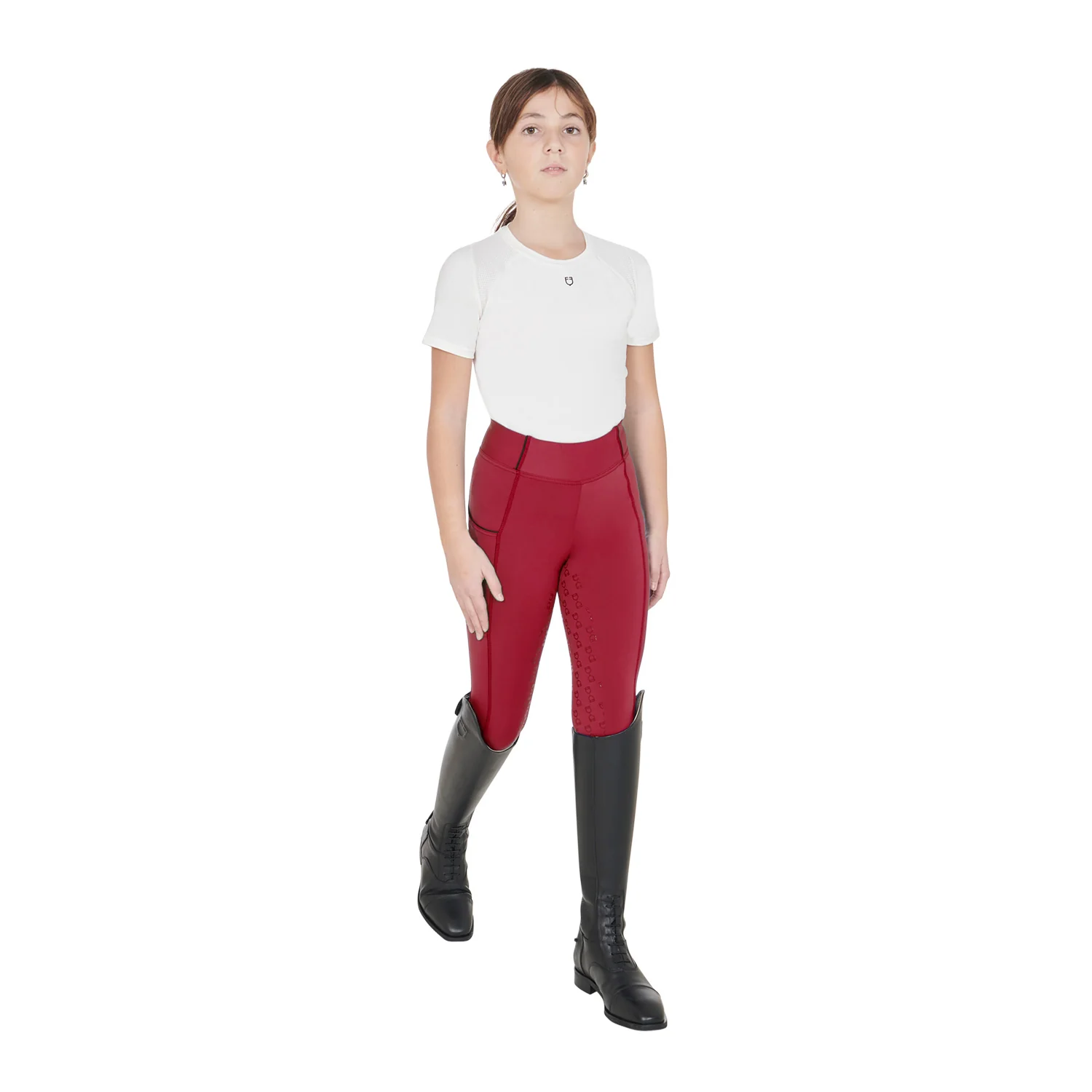 Equestro Girls' Fleece Lining Leggings - Image 6