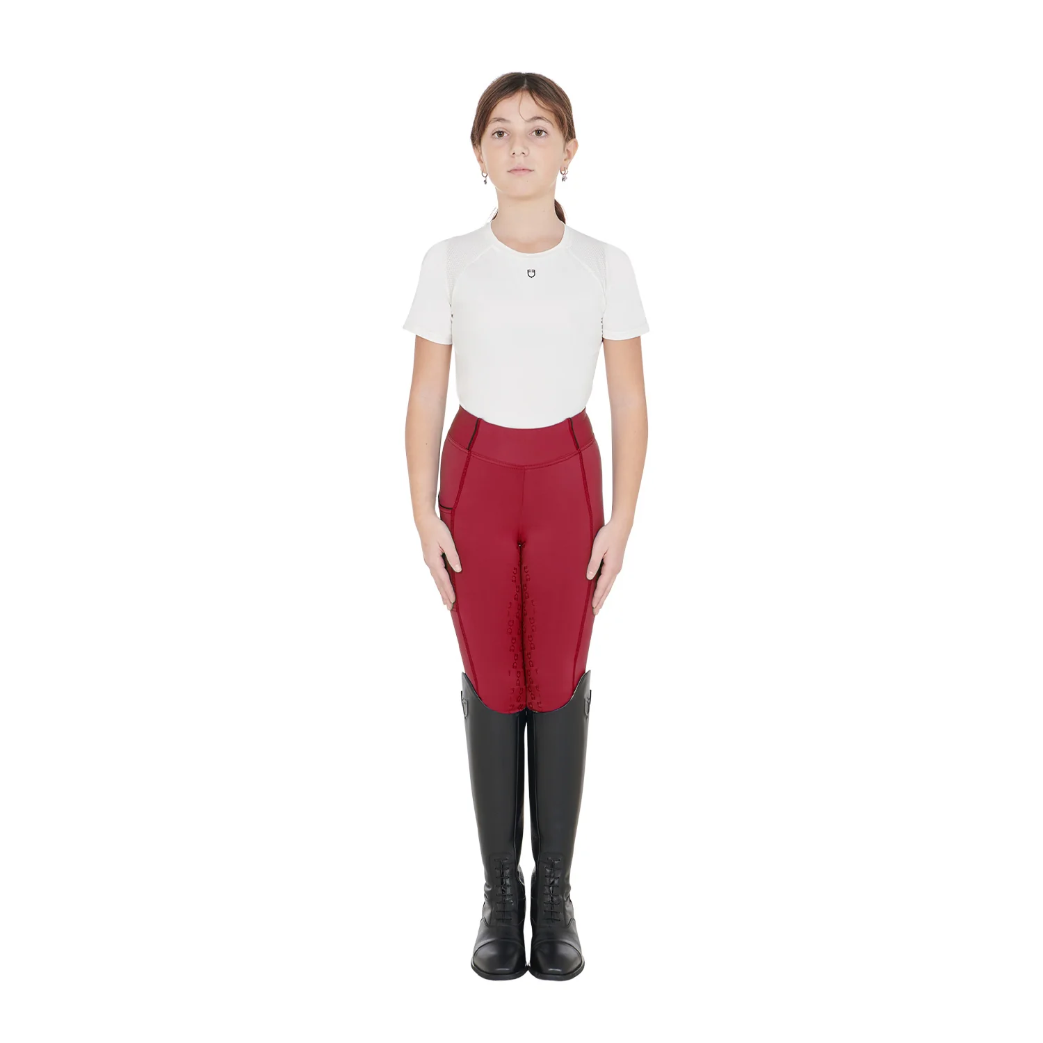 Equestro Girls' Fleece Lining Leggings - Image 7