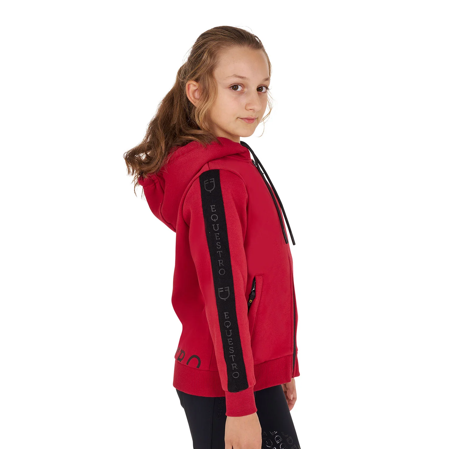 Equestro Girls' Full Zip Sweatshirt Inner Fleece - Image 19