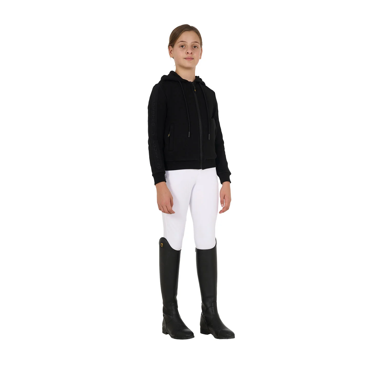 Equestro Girls' Full Zip Sweatshirt Inner Fleece - Image 7