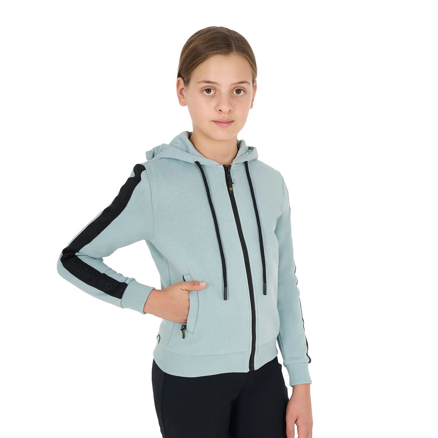 Equestro Girls' Full Zip Sweatshirt Inner Fleece - Image 9