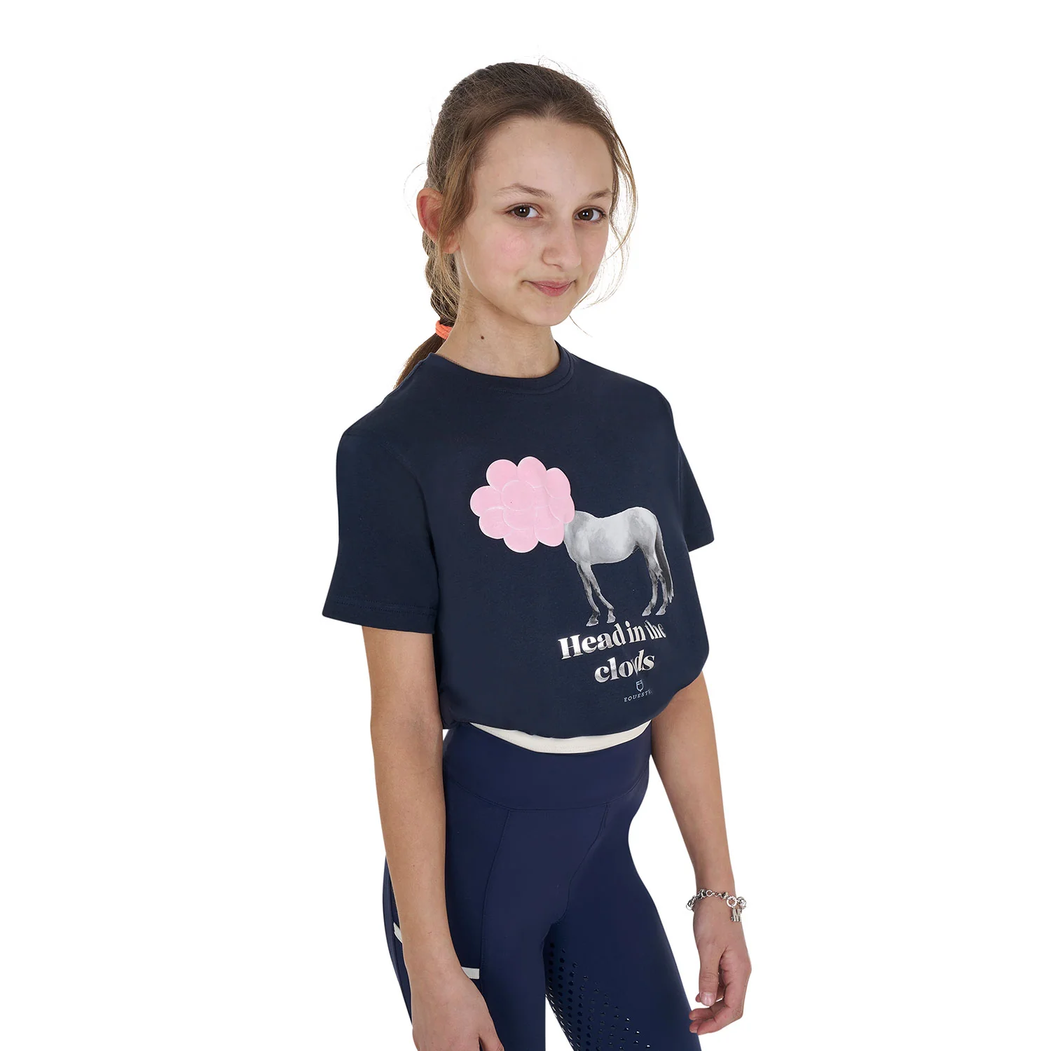 Equestro Girls' Head In The Clouds Cotton T-Shirt - Image 10