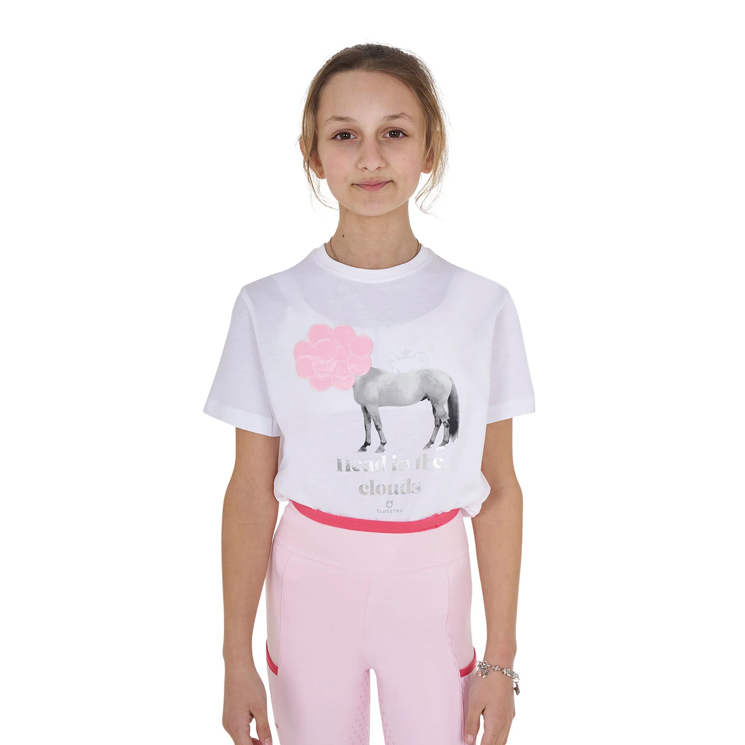 Equestro Girls' Head In The Clouds Cotton T-Shirt - Image 12
