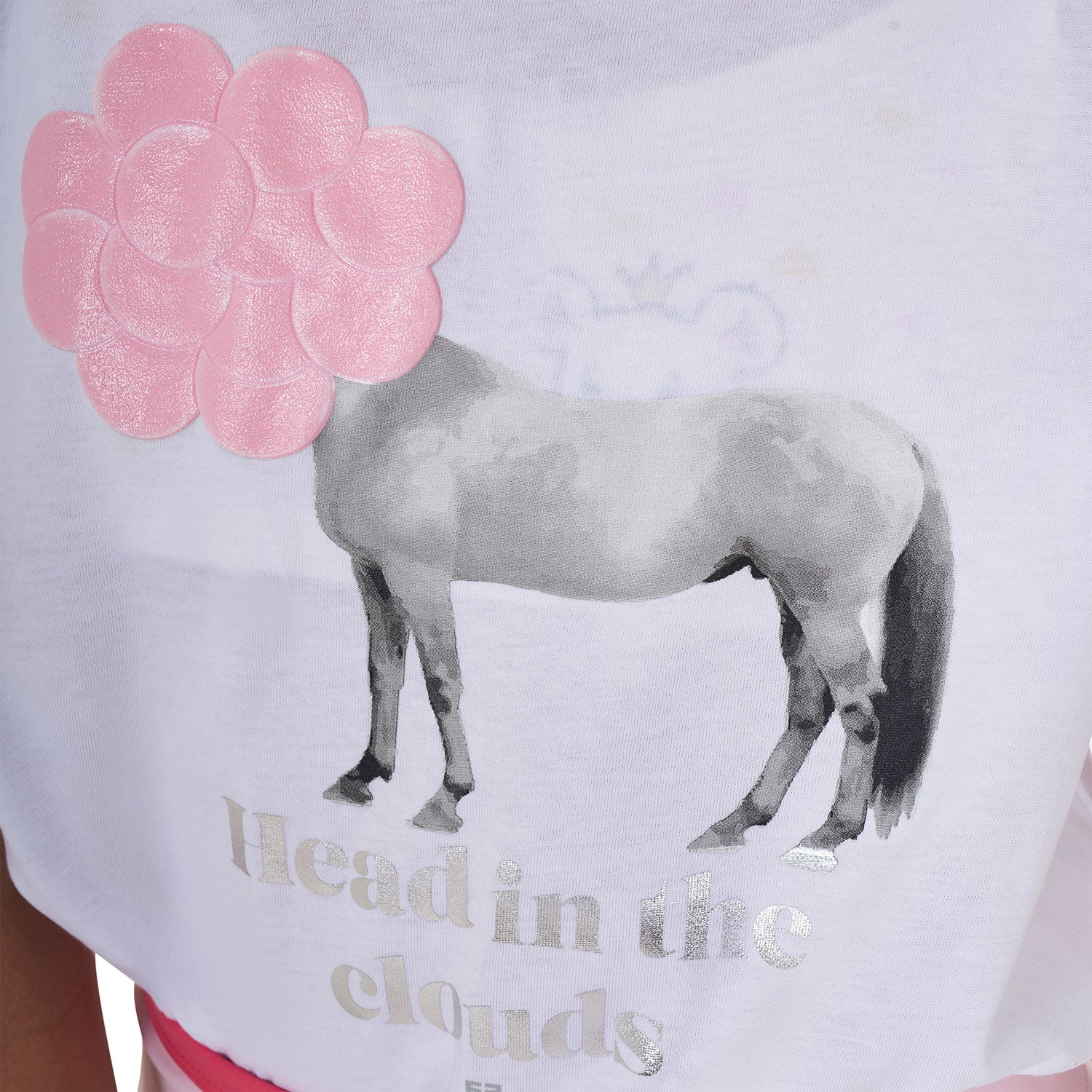 Equestro Girls' Head In The Clouds Cotton T-Shirt - Image 14