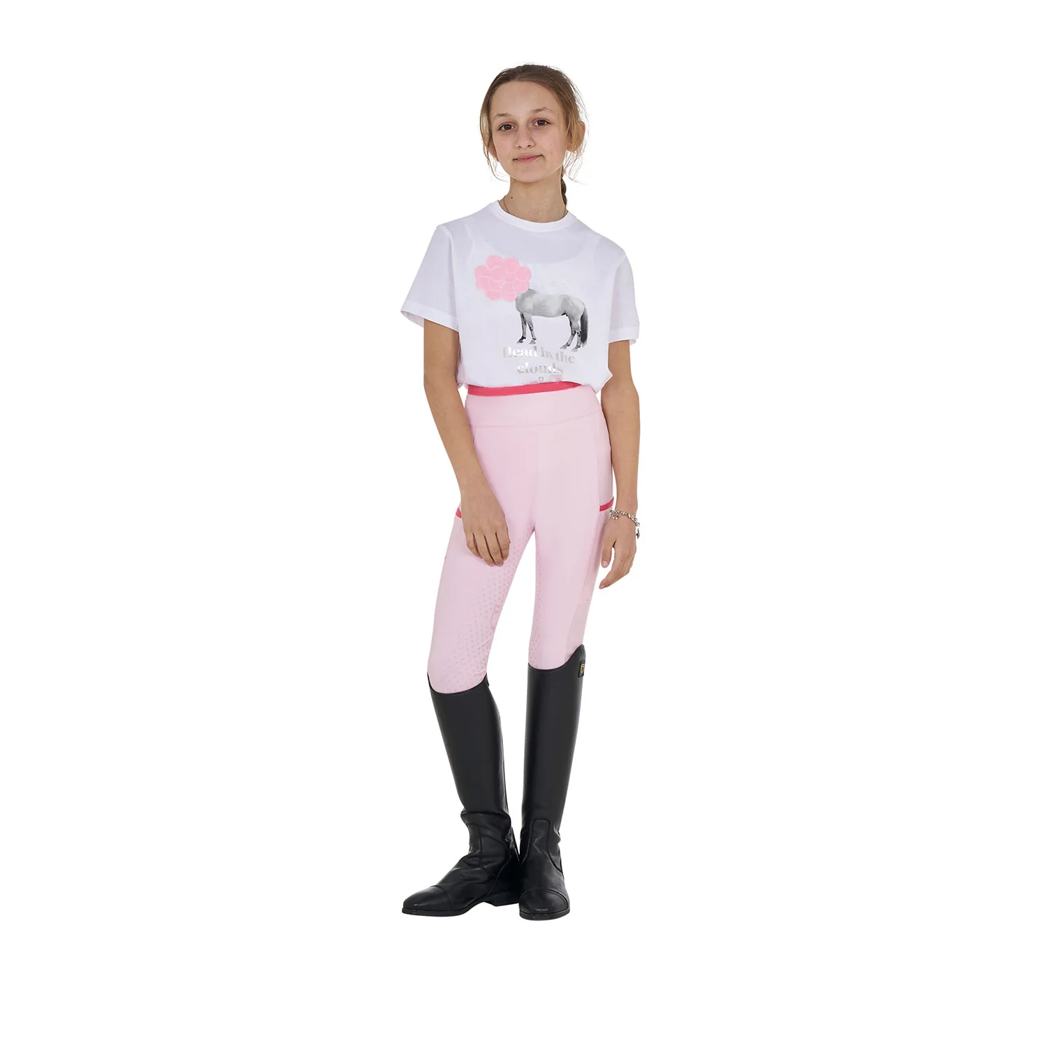 Equestro Girls' Head In The Clouds Cotton T-Shirt - Image 16