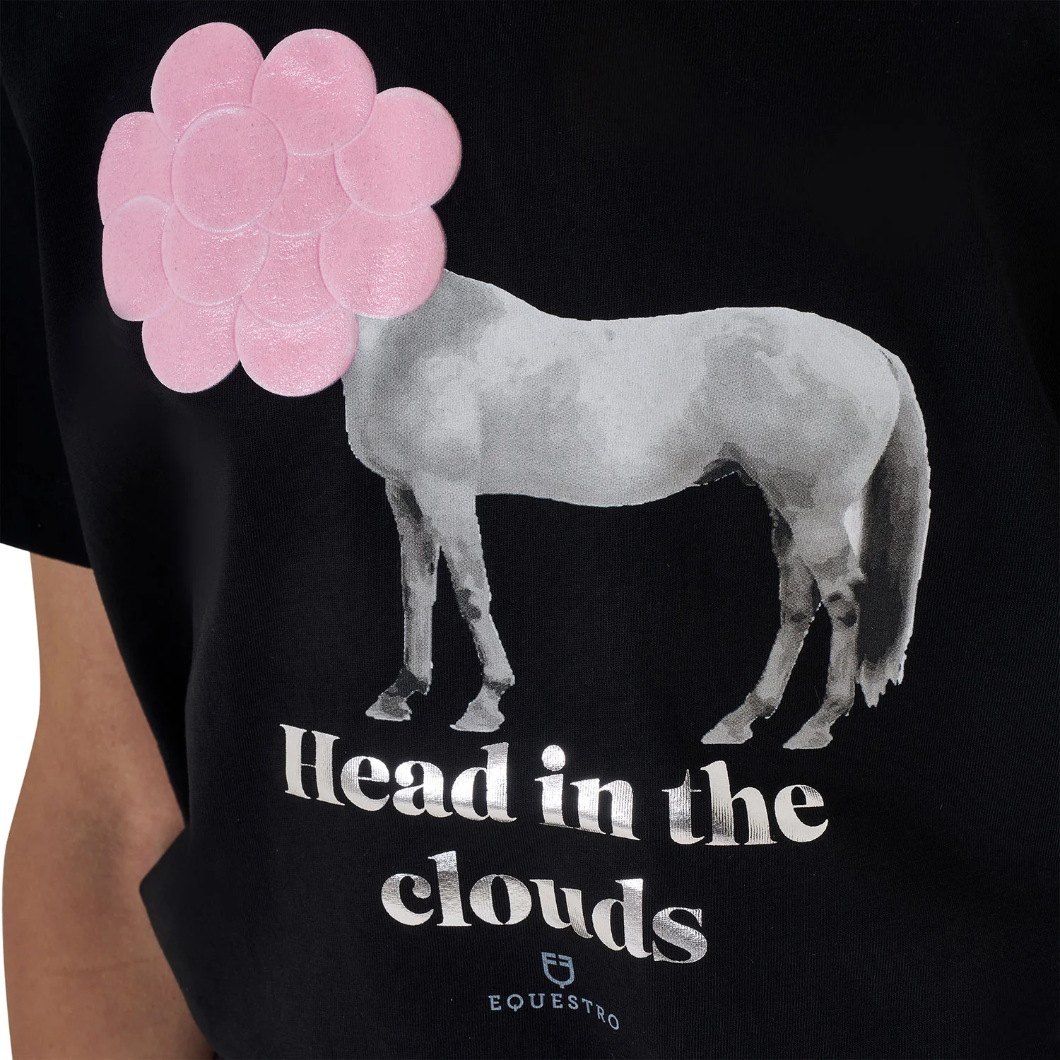 Equestro Girls' Head In The Clouds Cotton T-Shirt - Image 3