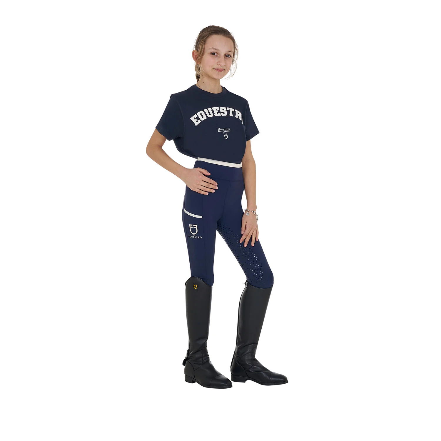 Equestro Girls' Horse Club Cotton T-Shirt - Image 10