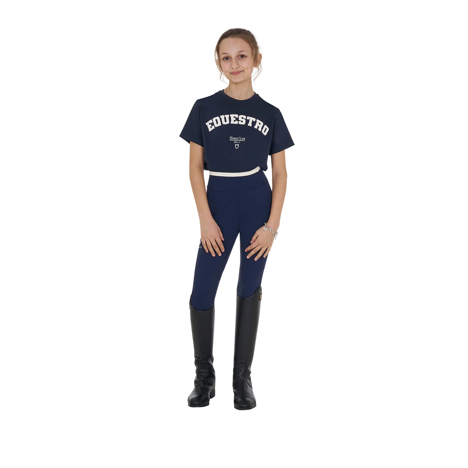 Equestro Girls' Horse Club Cotton T-Shirt - Image 11