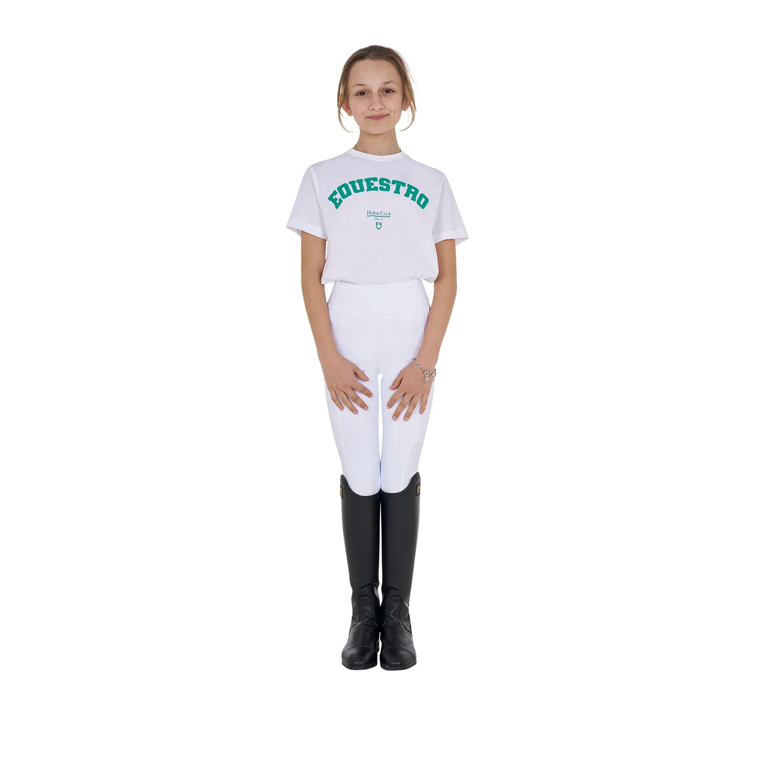 Equestro Girls' Horse Club Cotton T-Shirt - Image 17