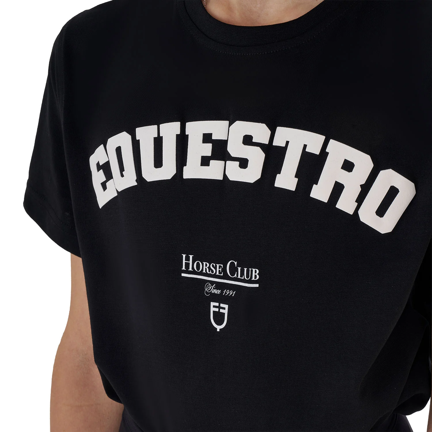 Equestro Girls' Horse Club Cotton T-Shirt - Image 3