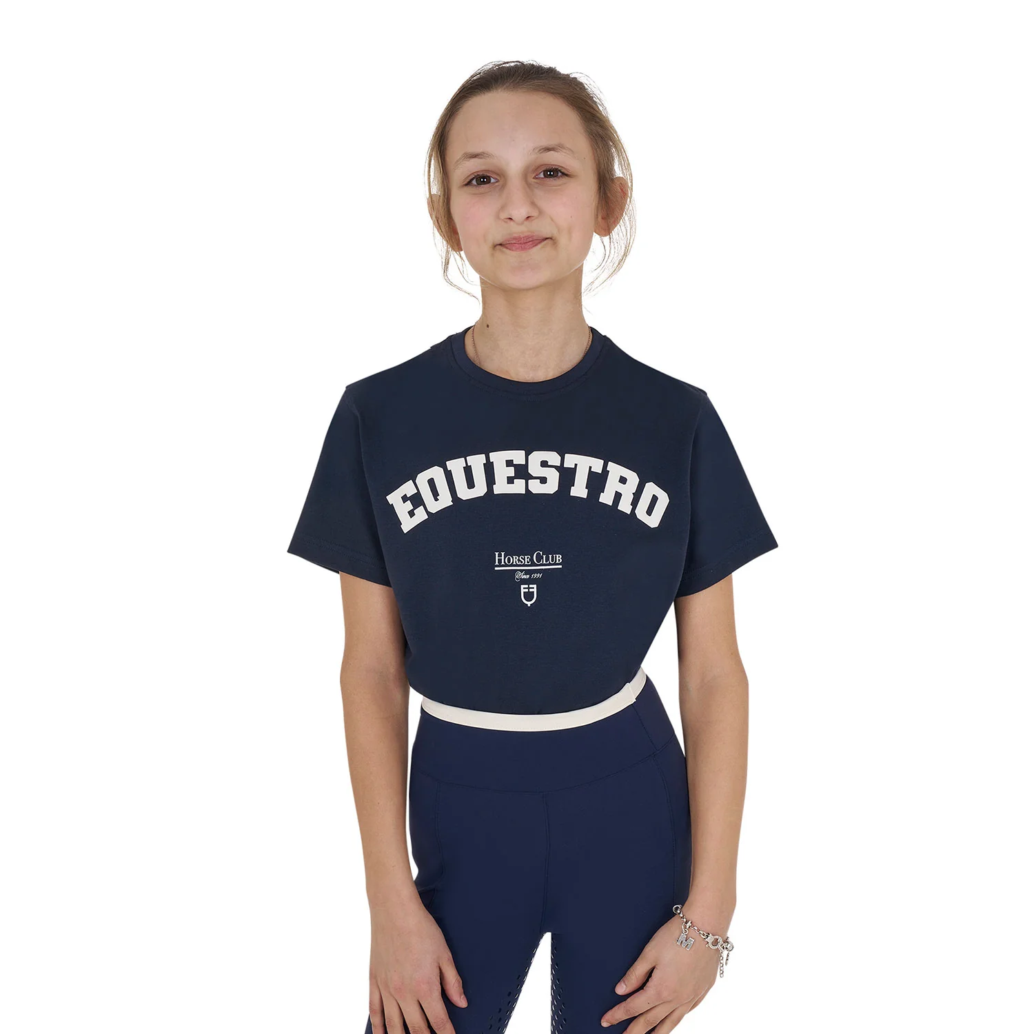 Equestro Girls' Horse Club Cotton T-Shirt - Image 7