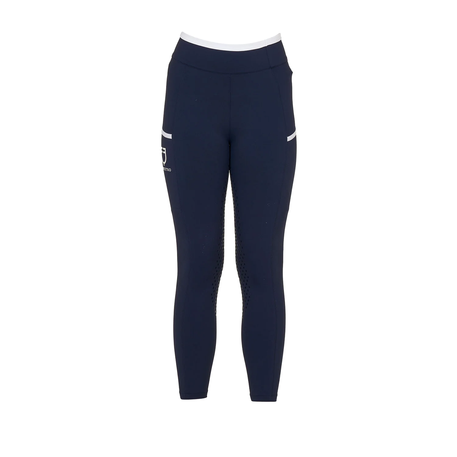 Equestro Girls' Leggings With Perforated Decorations - Image 2
