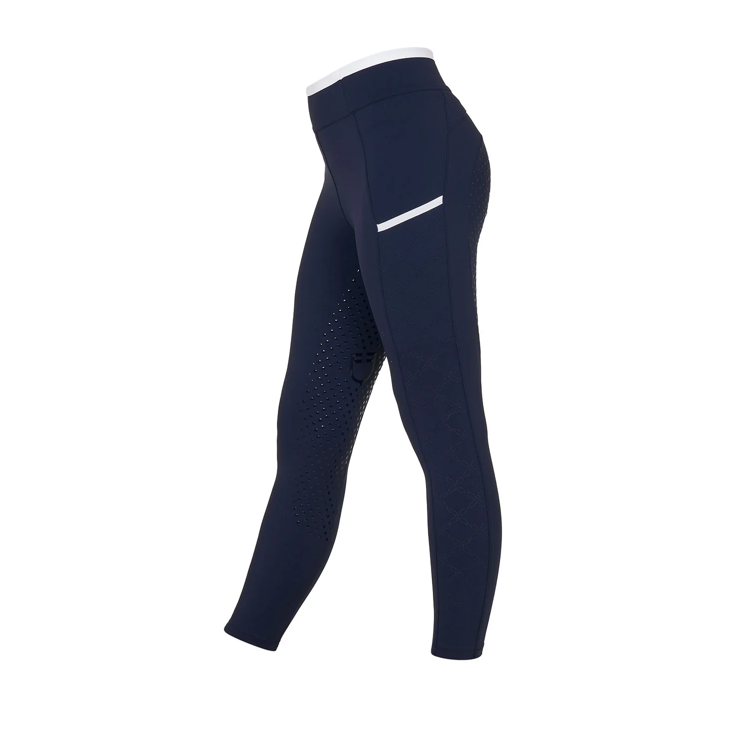 Equestro Girls' Leggings With Perforated Decorations - Image 4